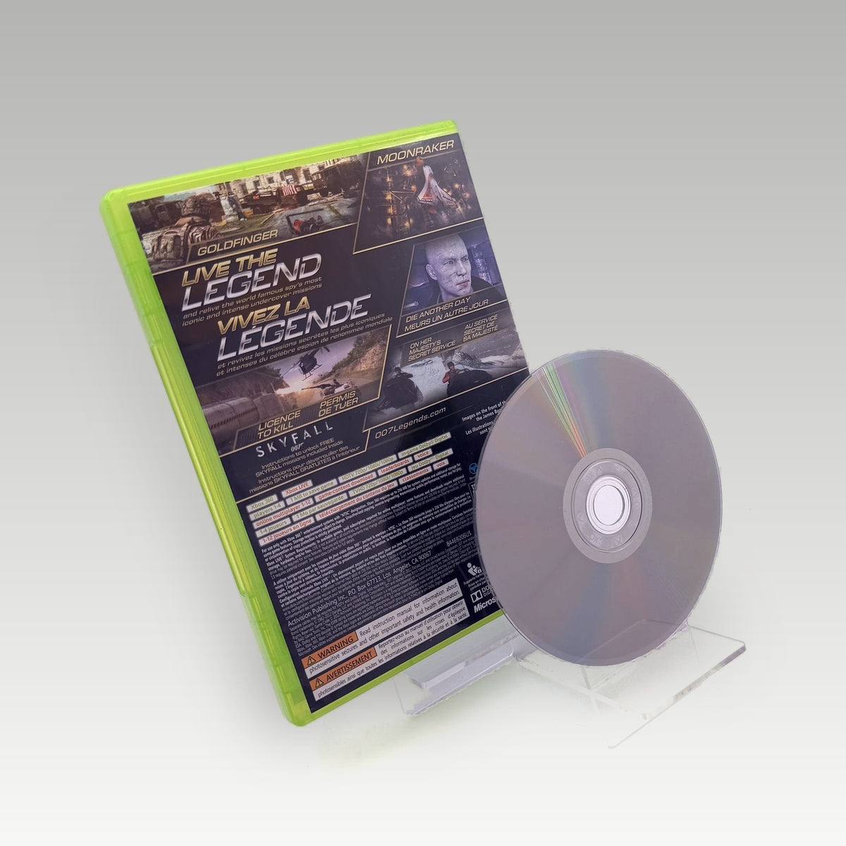 007 Legends • No Manual (NTSC-U) - Image 2