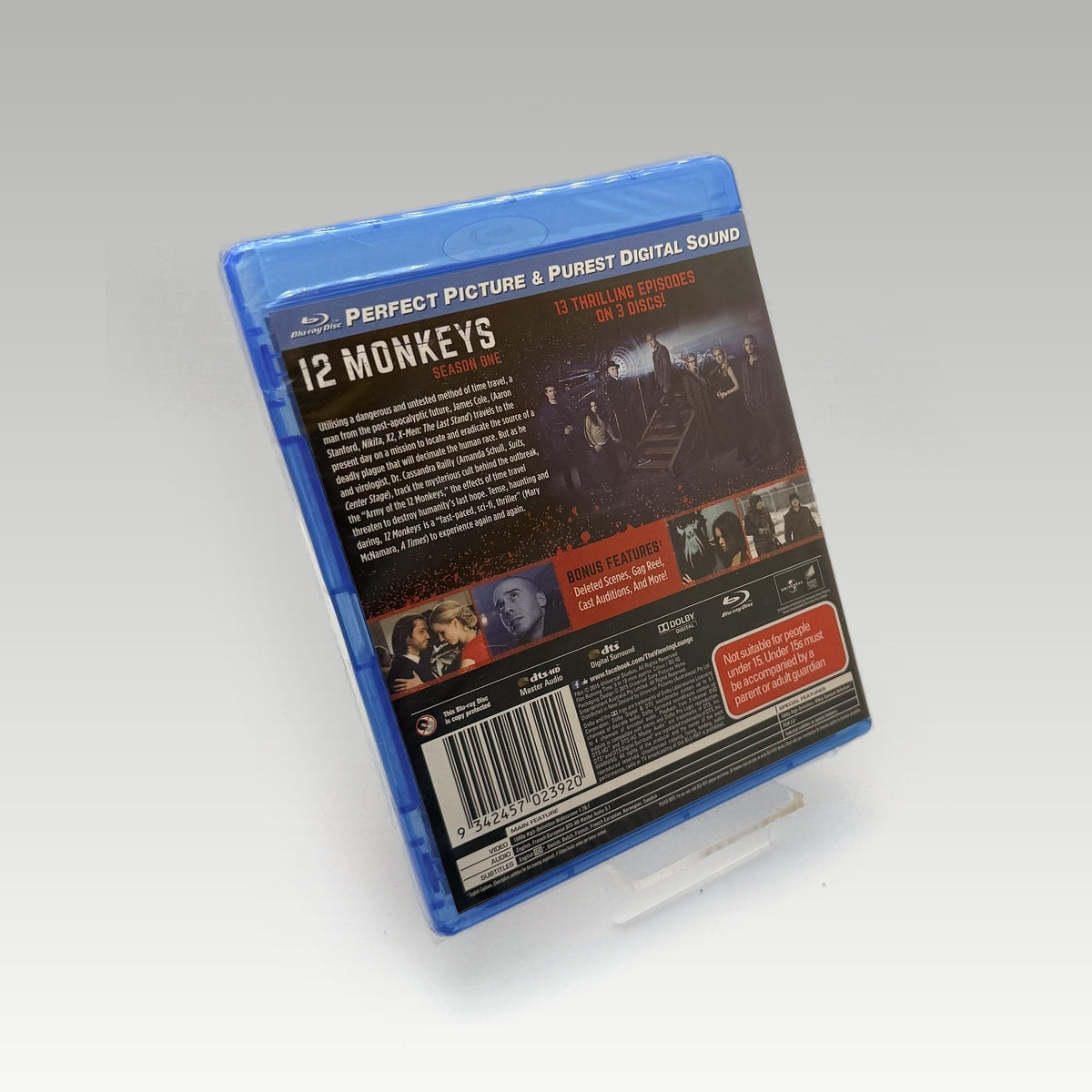 12 Monkeys Season One (2015) Bluray • CIB (Region Free, Standard) - Image 2