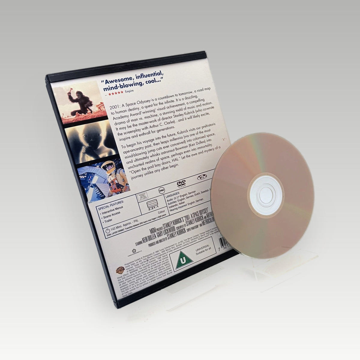 2001: A Space Odyssey (1968) DVD • CIB (Region 2, Standard) - Image 2