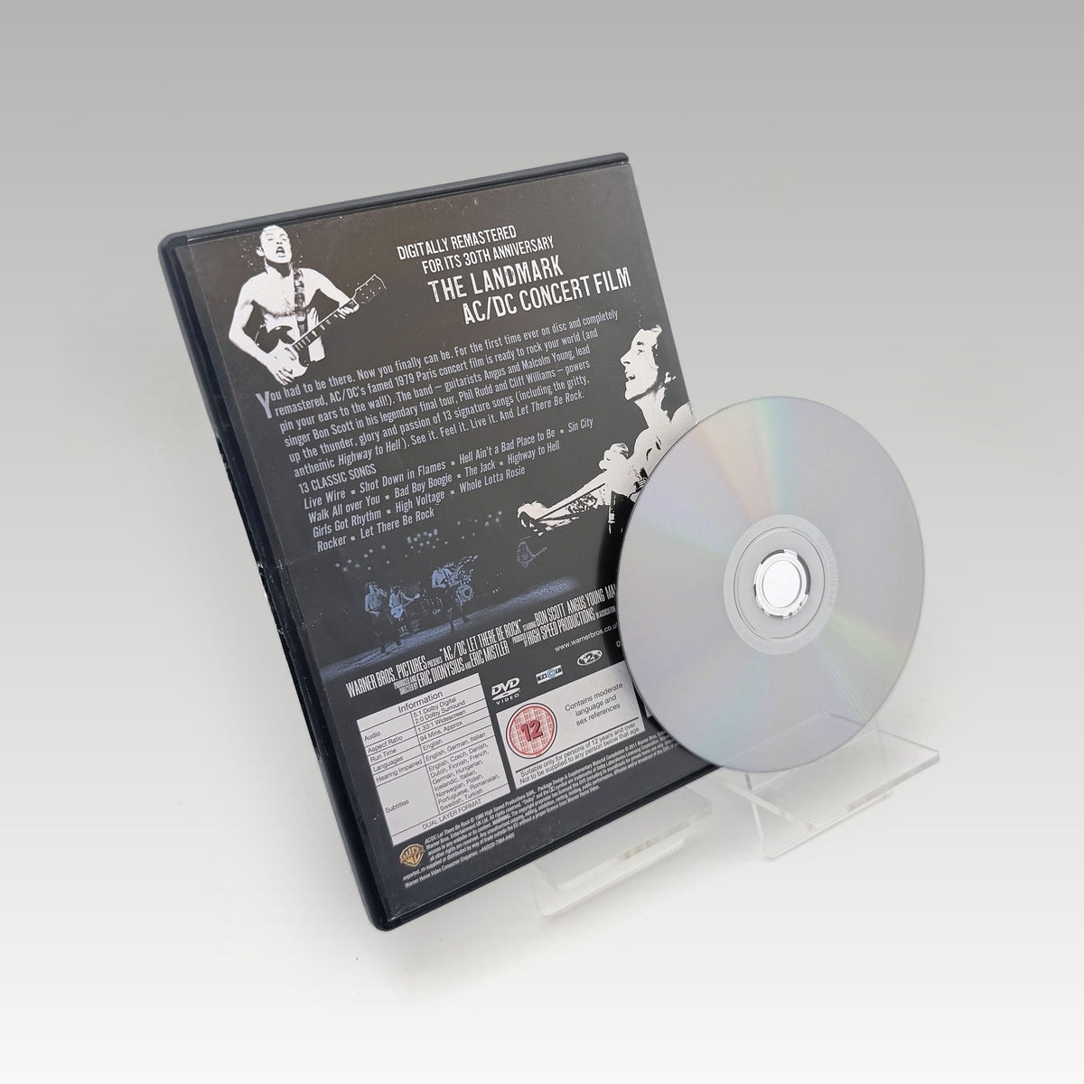 AC/DC - Let There Be Rock (1980) DVD • CIB (Region 2, Standard) - Image 2