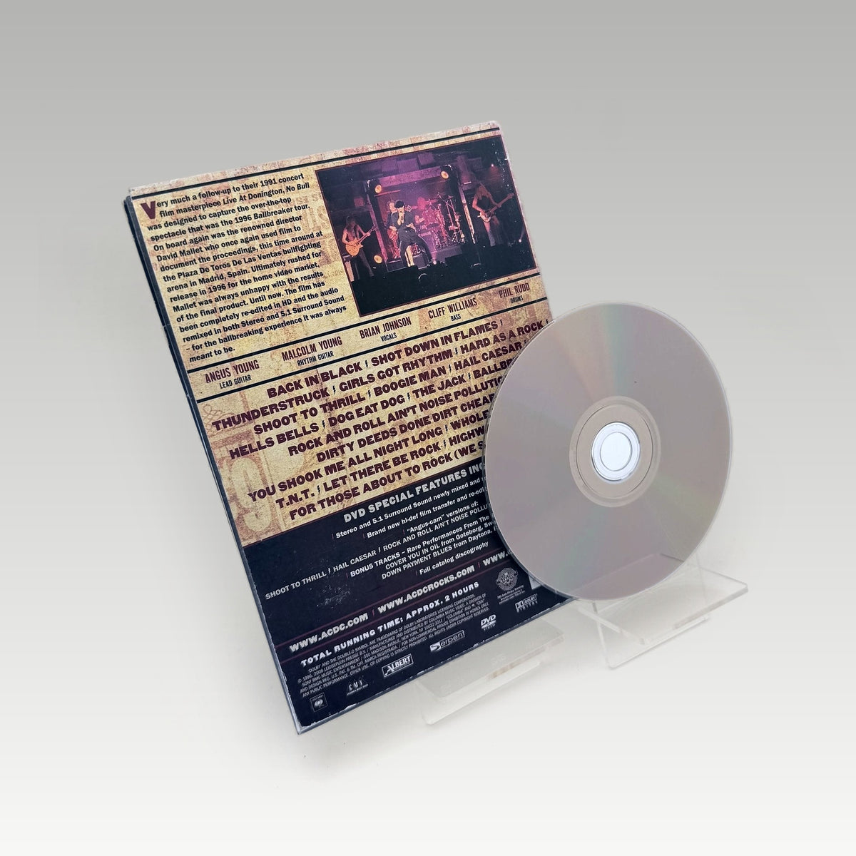 AC/DC: No Bull (1996) DVD Director's Cut • CIB (Region Free, Director's Cut) - Image 2