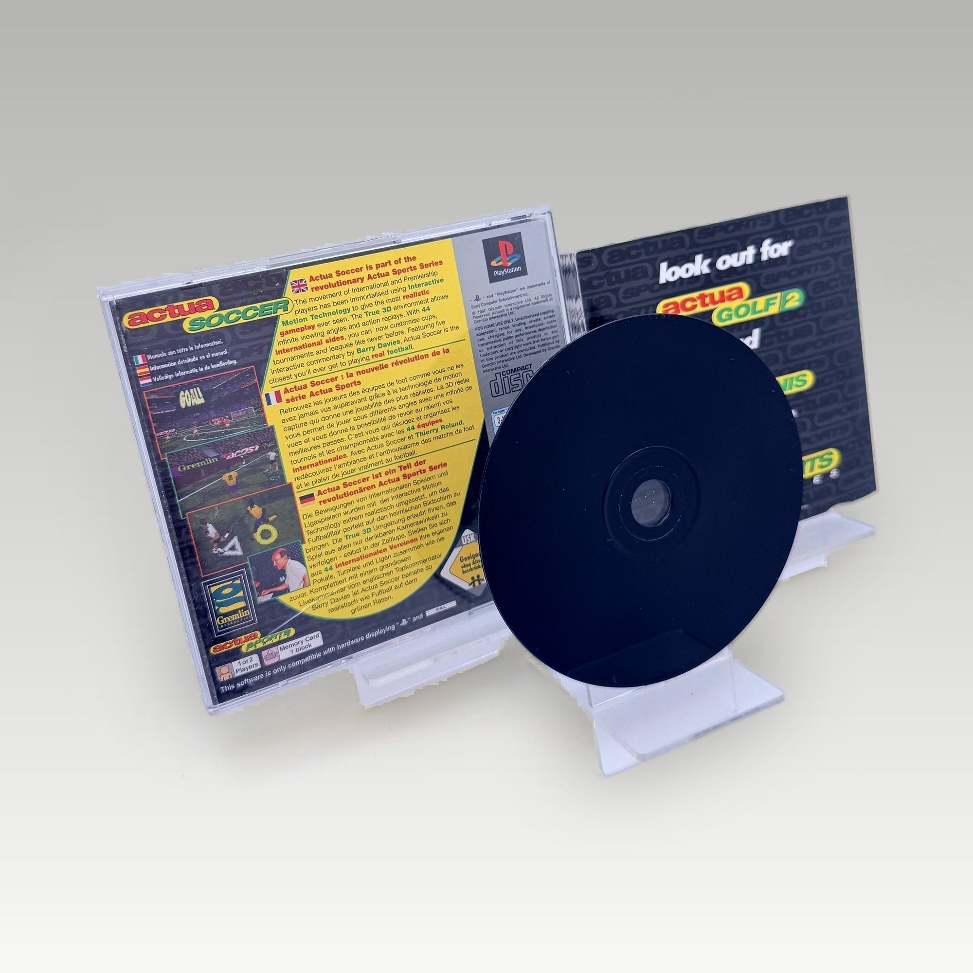 Actua Soccer (Platinum) • CIB - Image 3