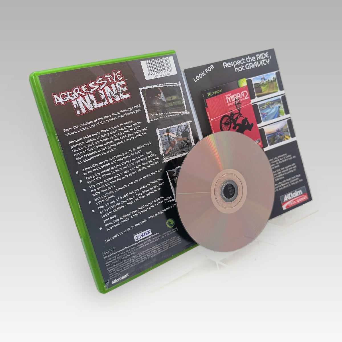 Aggressive Inline • CIB (PAL) - Back Cover | Yappa NZ