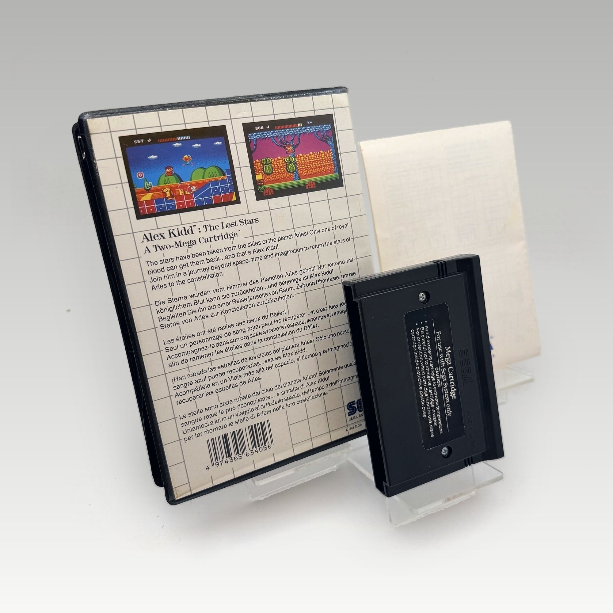 Alex Kidd: The Lost Stars Clamshell Clamshell • CIB (PAL, Clamshell) - Image 2