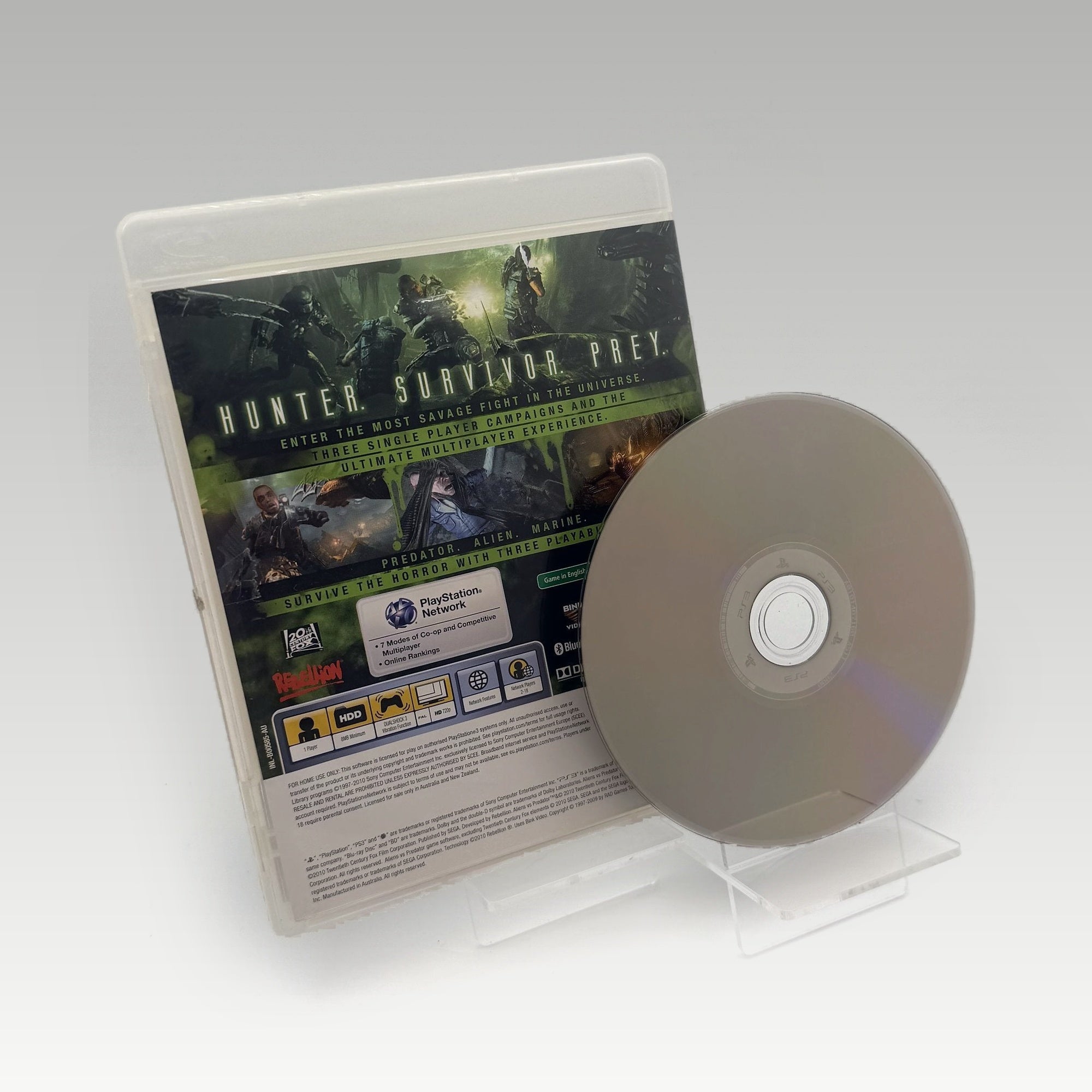 Aliens vs. Predator • No Manual (Region 4) - Image 2