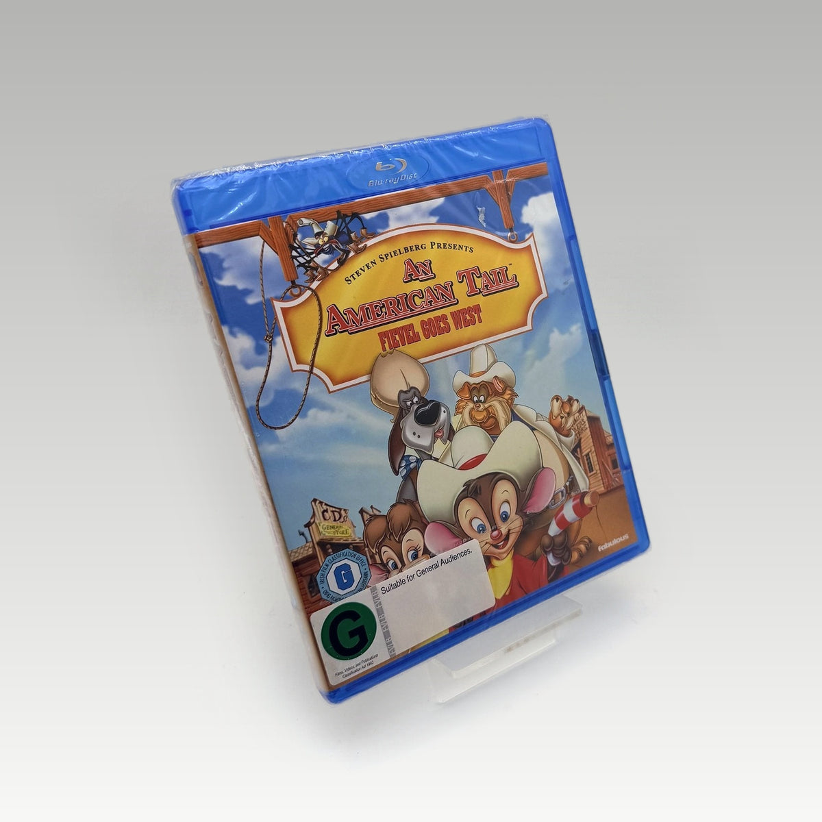 An American Tail: Fievel Goes West (1991) Bluray • CIB • New / Sealed (Region Free, Standard) - Image 1