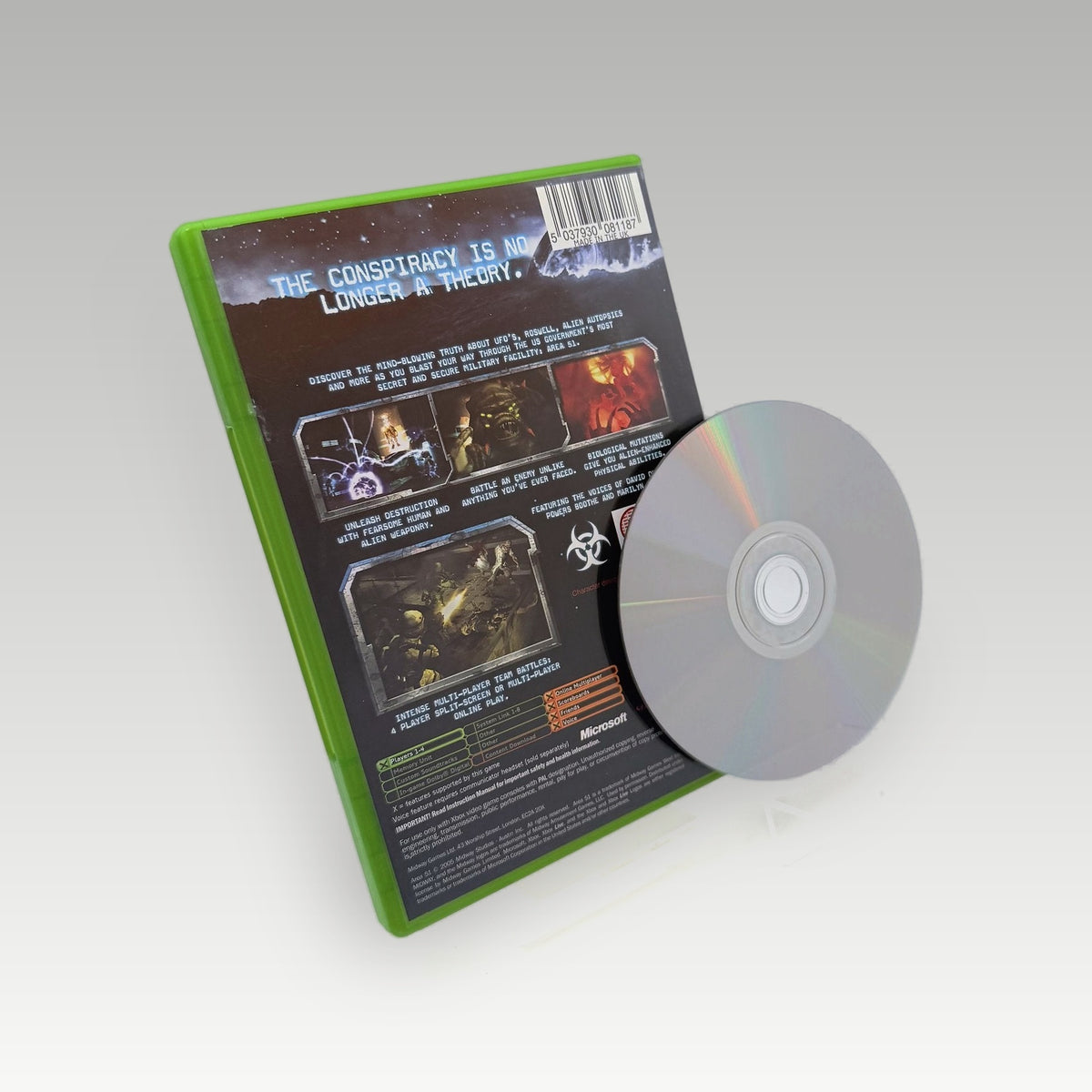 Area 51 • No Manual (PAL) - Back Cover | Yappa NZ