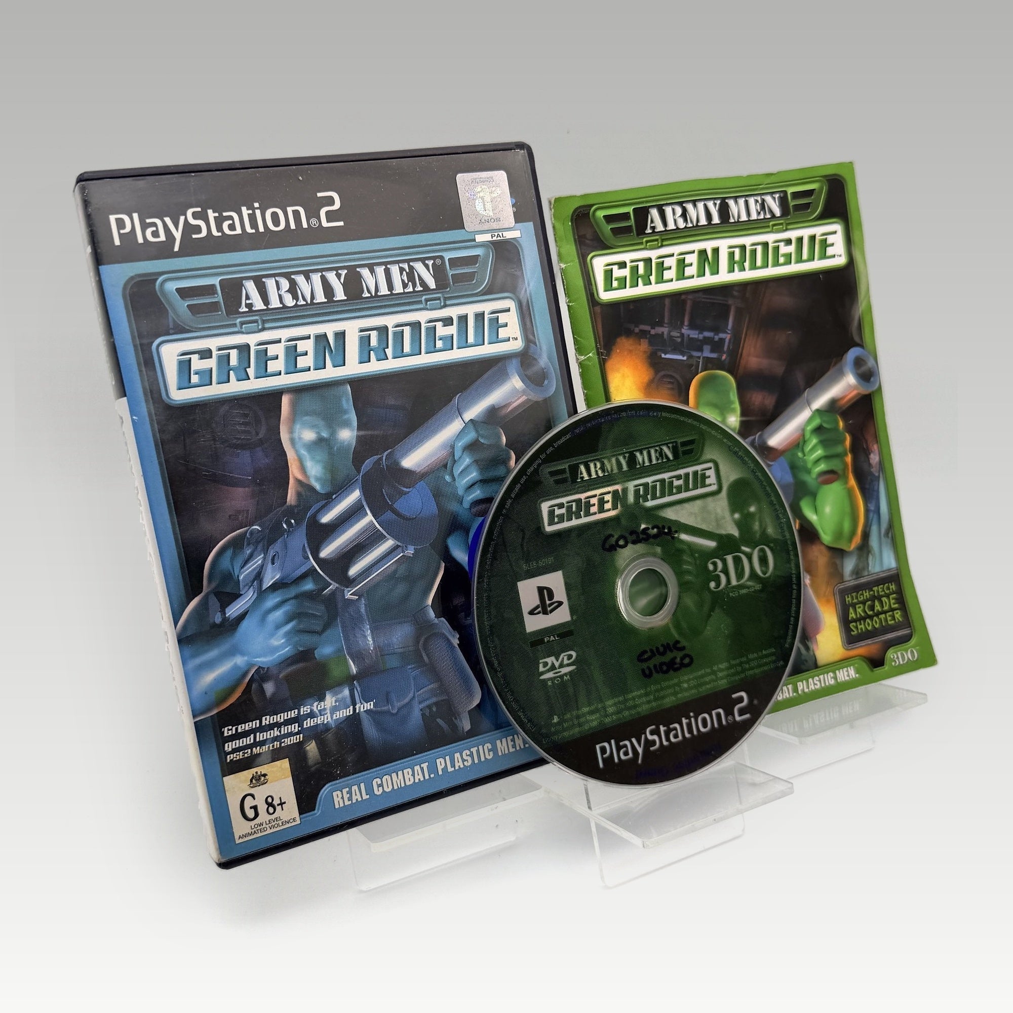 Army Men: Green Rogue • CIB • Ex-Rental (PAL) - Image 1