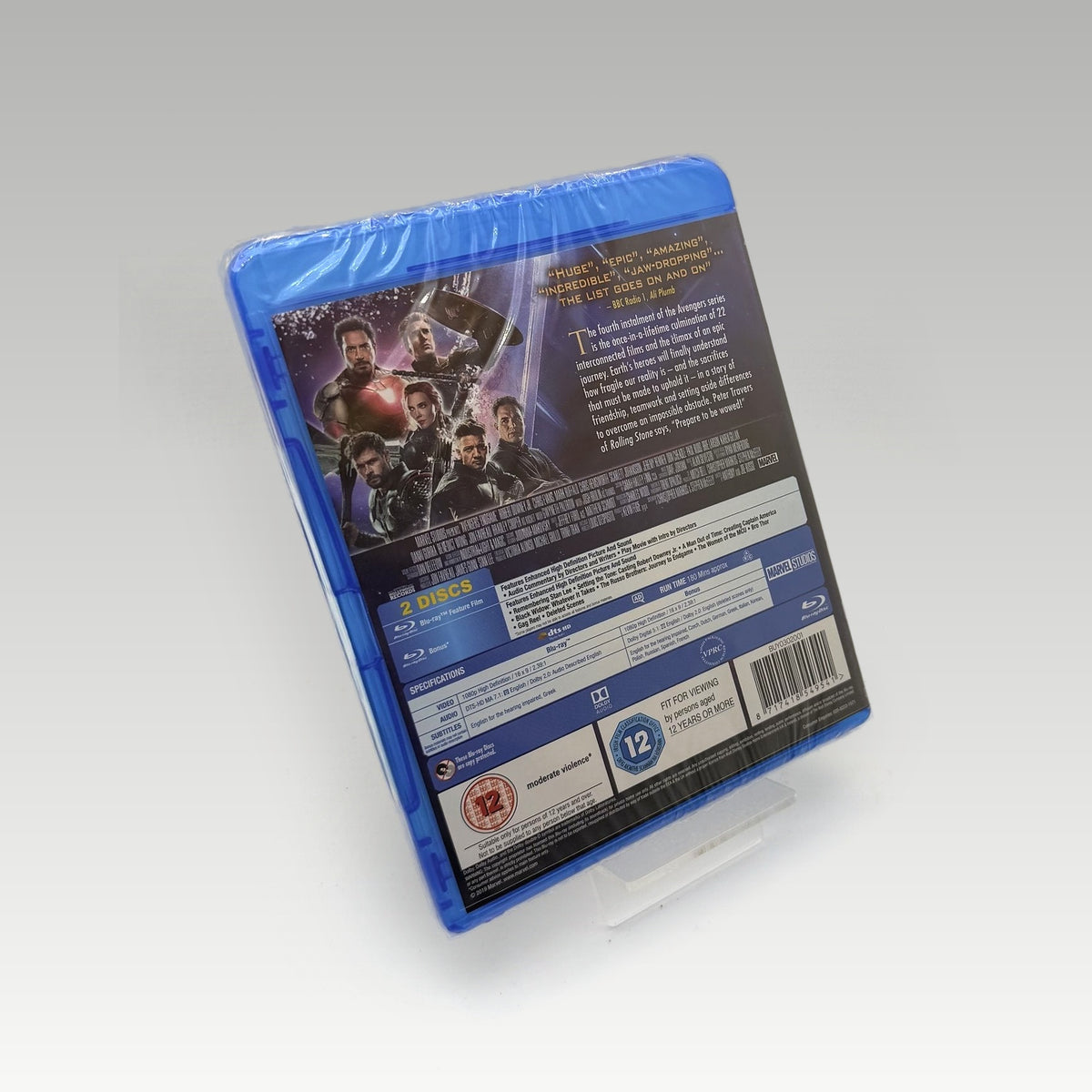 Avengers: Endgame (2019) Bluray • CIB • New / Sealed (Region Free, Standard) - Image 2