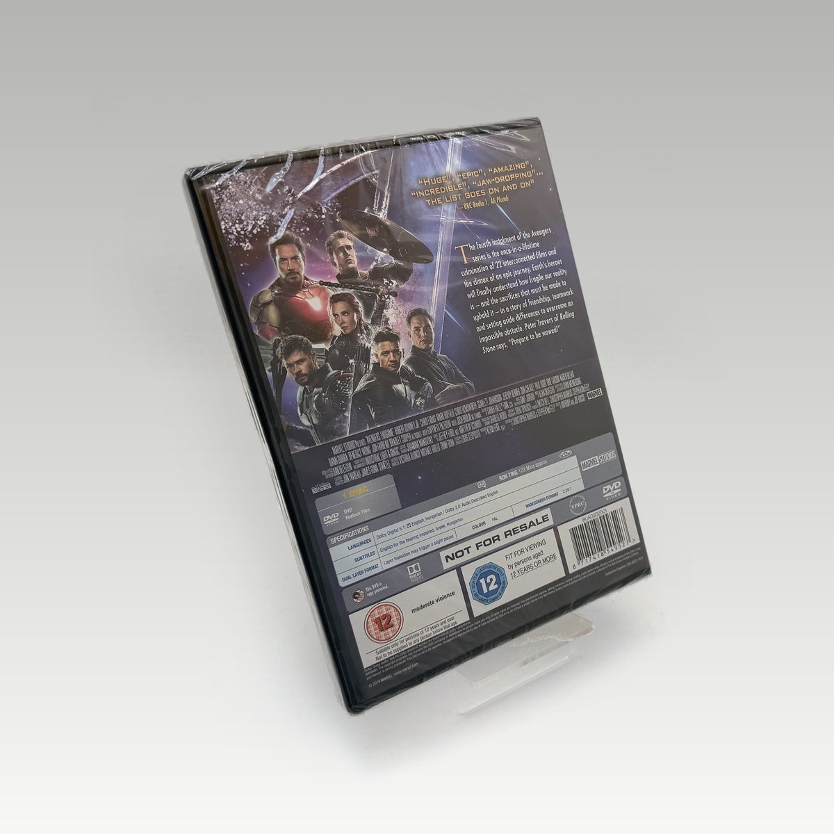 Avengers: Endgame (2019) DVD • CIB • New / Sealed (Region 2, Standard) - Image 2