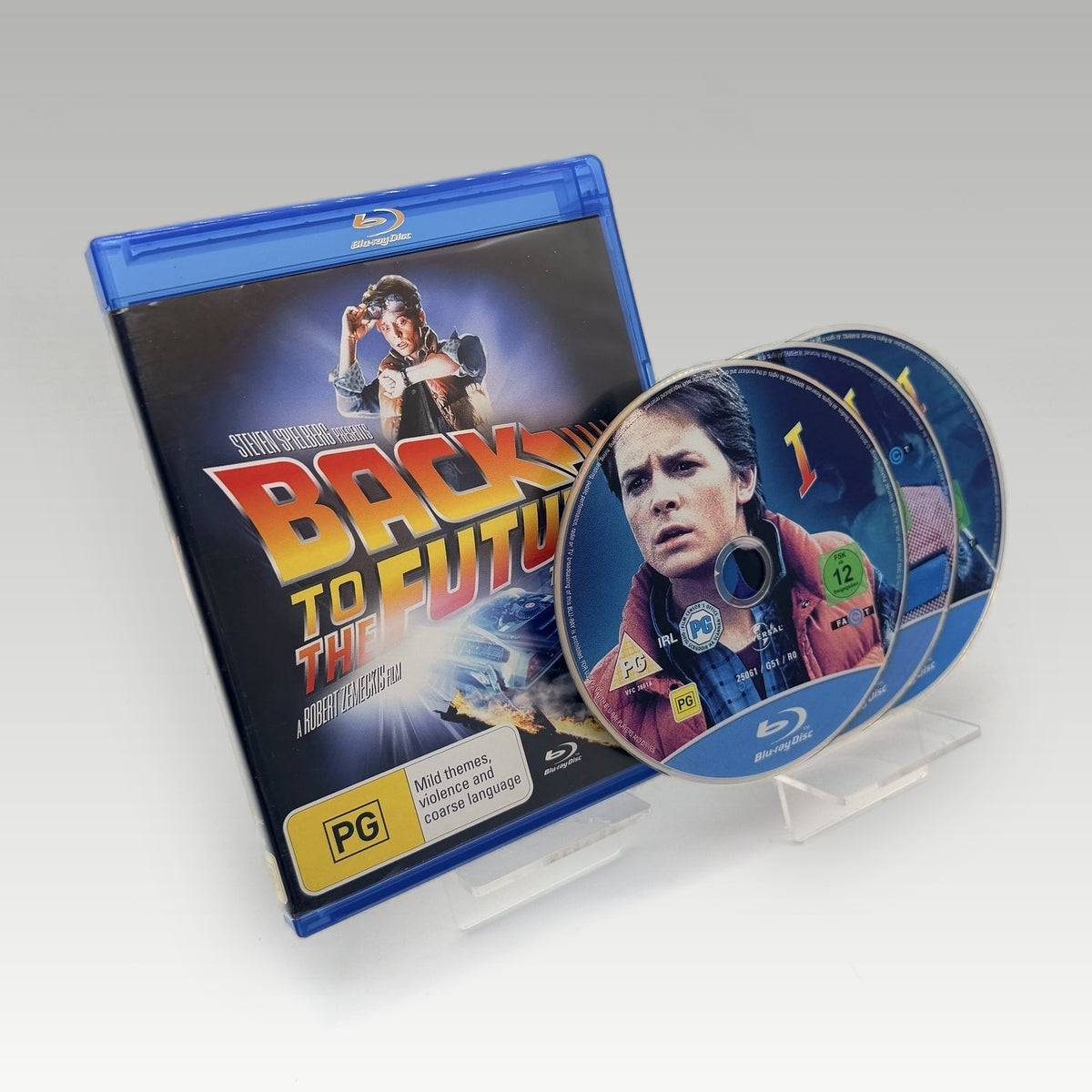 Back to the Future Trilogy Lenticular (1985) Bluray • CIB (Region Free, Standard) - Image 2