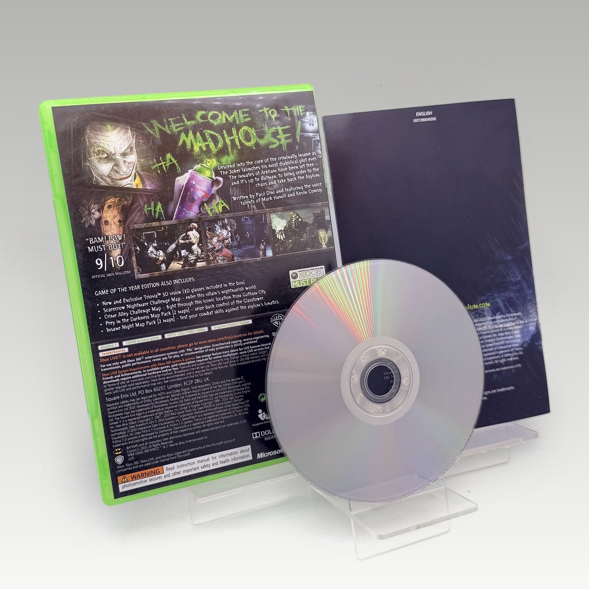 Batman: Arkham Asylum - Game of the Year Edition Game of the Year Edition • CIB (PAL, Game of the Year Edition) - Image 2