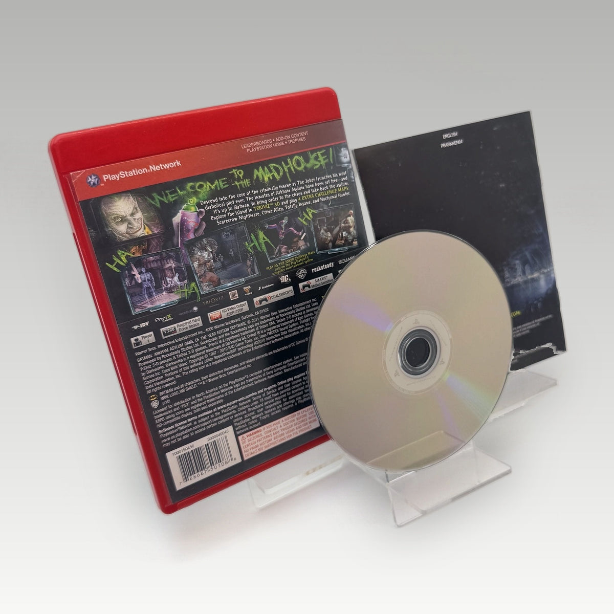 Batman: Arkham Asylum (Greatest Hits) Game of the Year Edition • CIB (Region 1, Game of the Year Edition) - Image 2