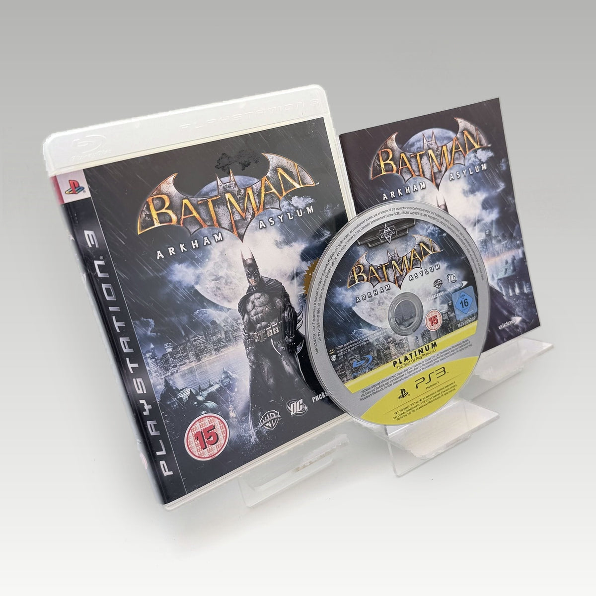 Batman: Arkham Asylum (Platinum) • CIB (Region 2) - Image 1
