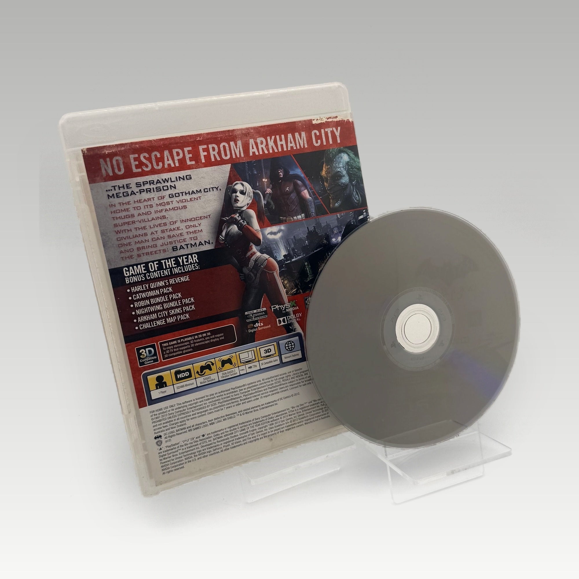 Batman: Arkham City - Game of the Year Edition • No Manual (Region 4) - Image 2
