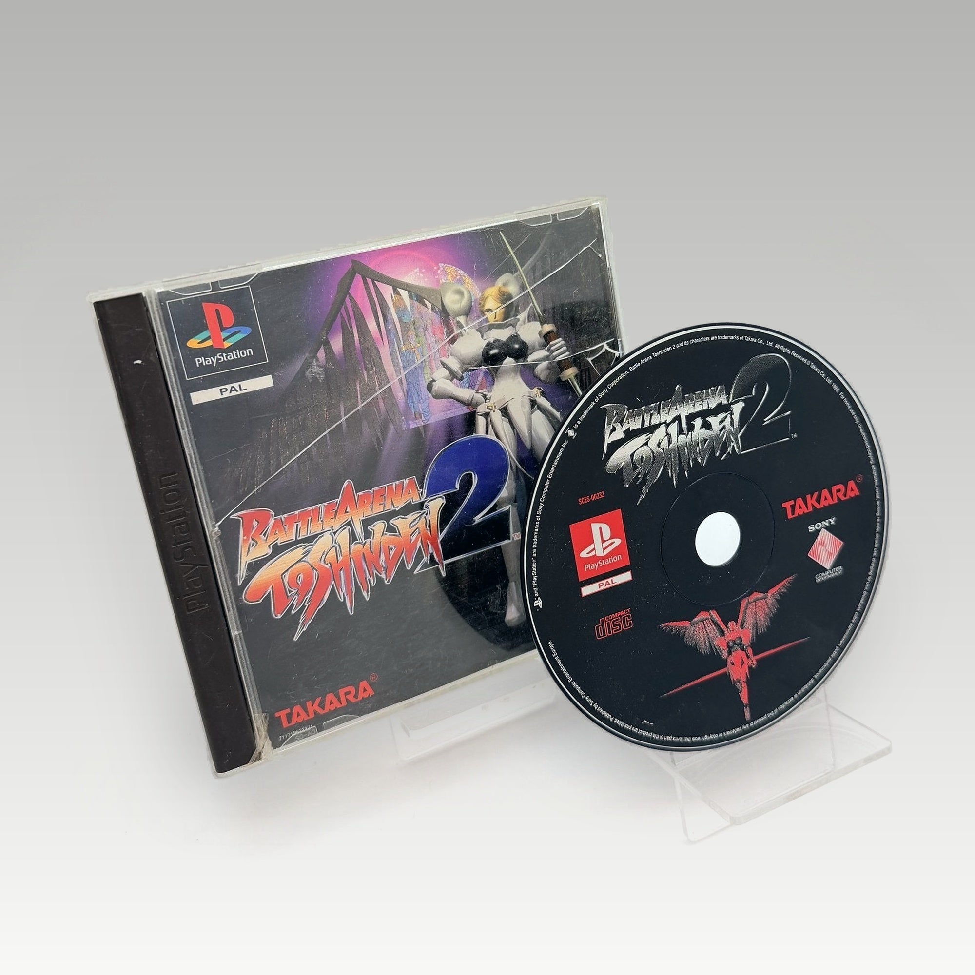 Battle Arena Toshinden 2 Case Damage • No Manual - Image 2