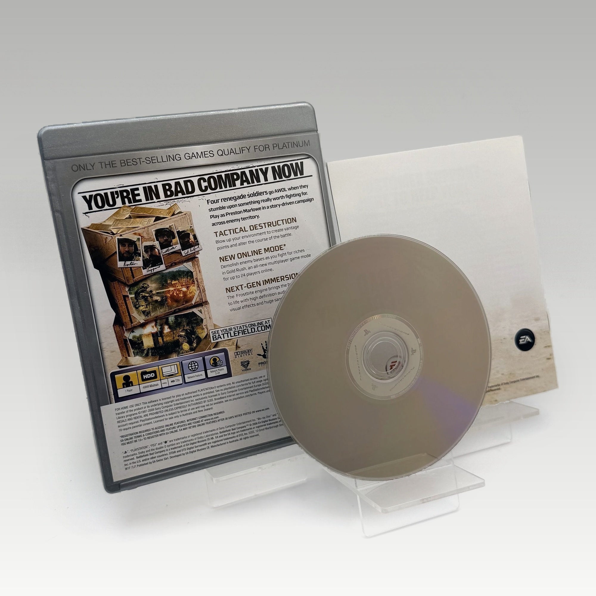 Battlefield: Bad Company (Platinum) • No Manual (Region 4) - Image 2
