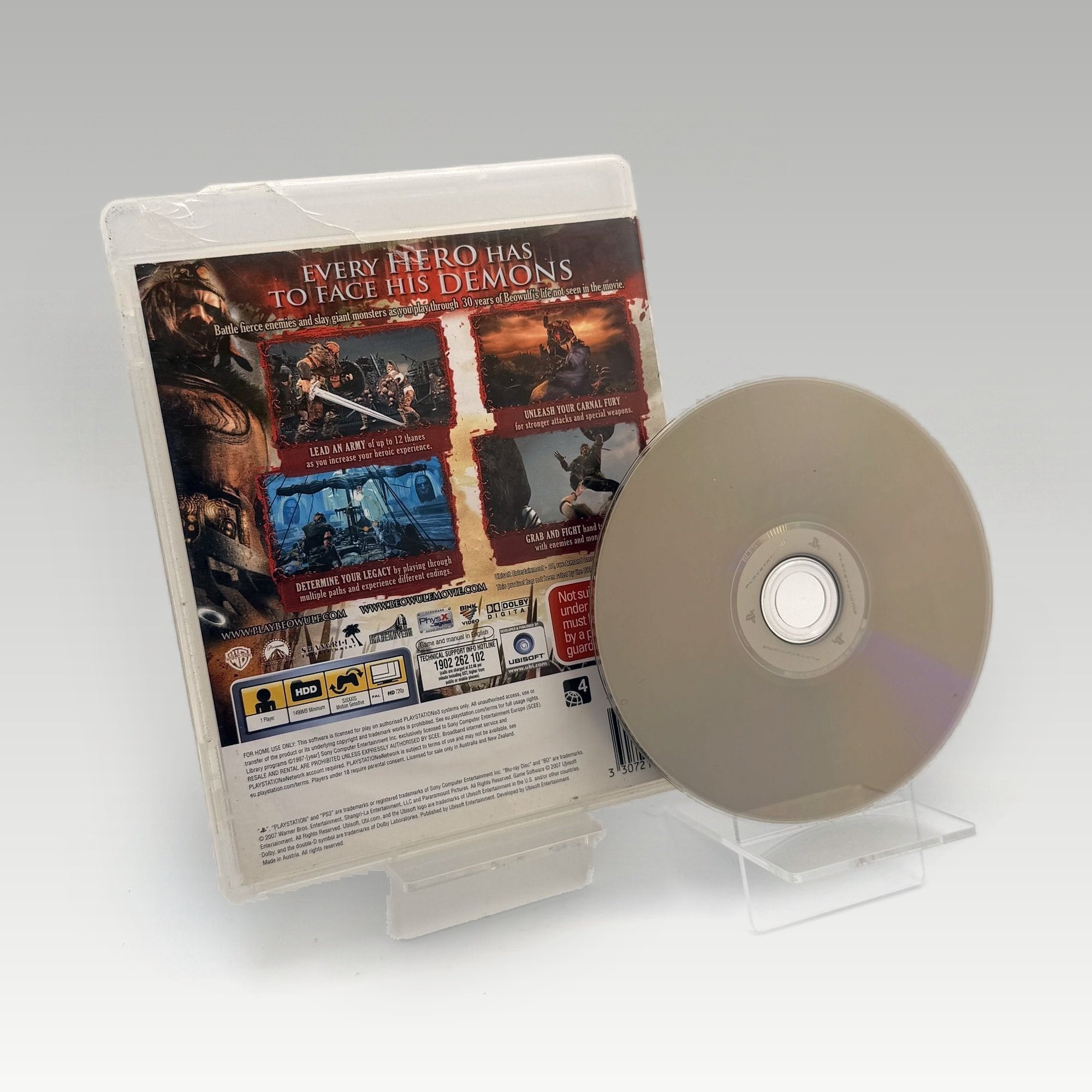 Beowulf: The Game Case Damage • No Manual (Region 4, Case Damage) - Image 2