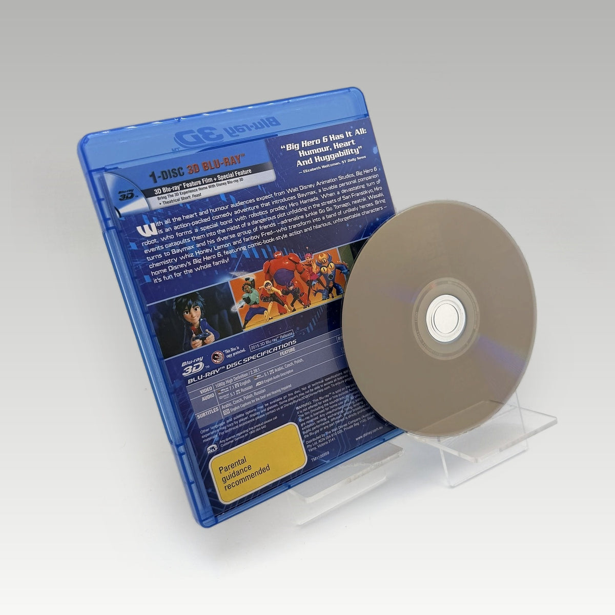 Big Hero 6 (2014) 3D Bluray • CIB (Region Free, Standard) - Image 2