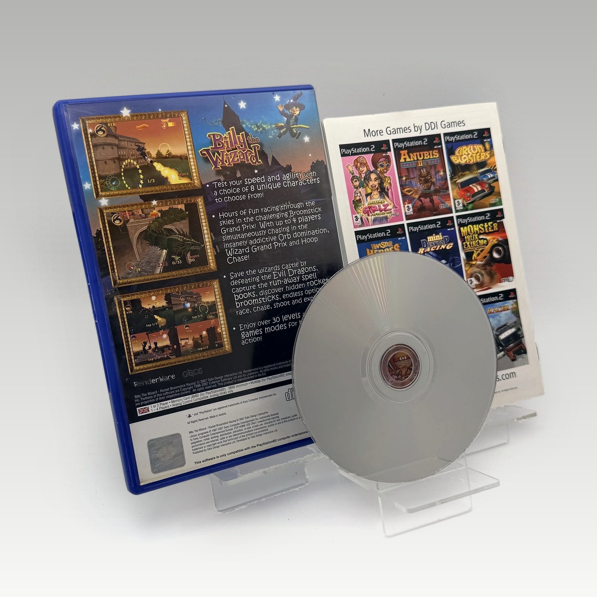Billy the Wizard: Rocket Broomstick Racing • CIB (PAL) - Image 2