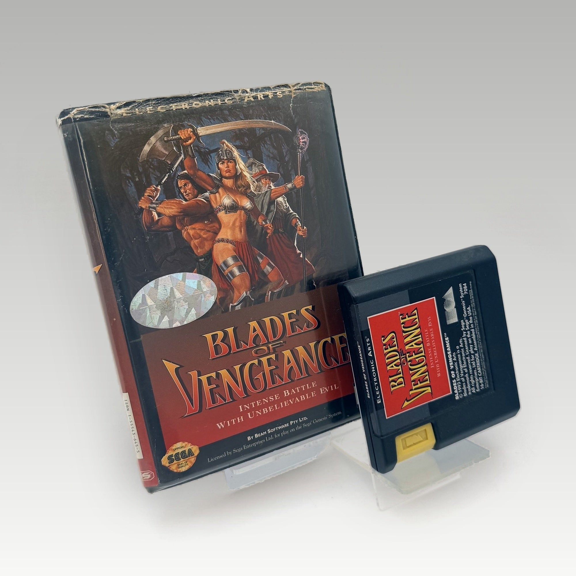 Blades of Vengeance Clamshell • No Manual (NTSC-U, Clamshell) - Image 1
