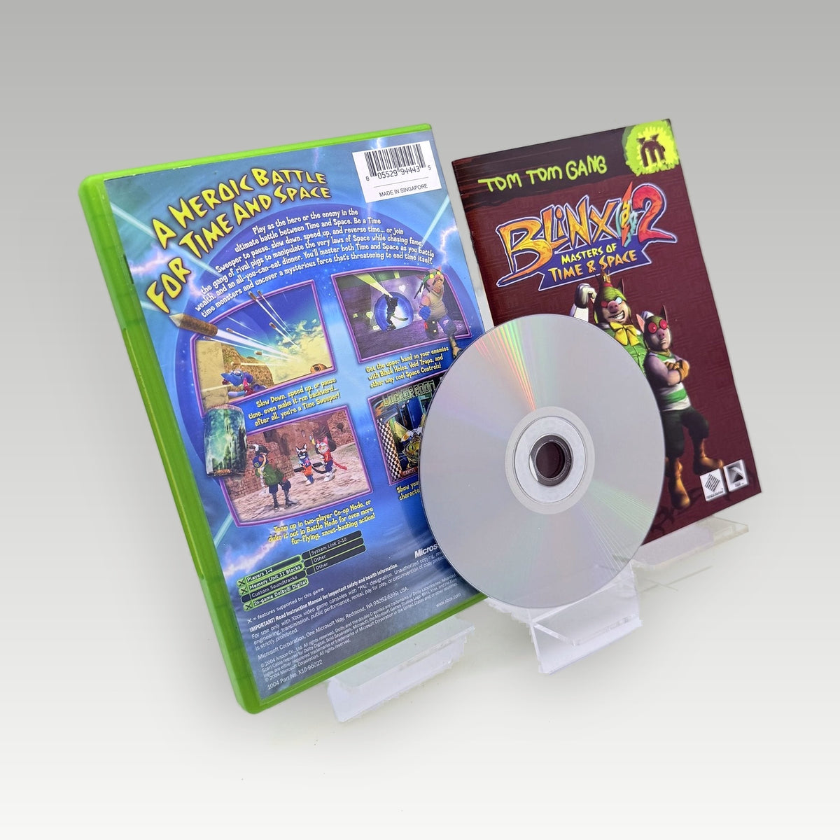 Blinx 2: Masters of Time and Space • CIB (PAL) - Back Cover | Yappa NZ