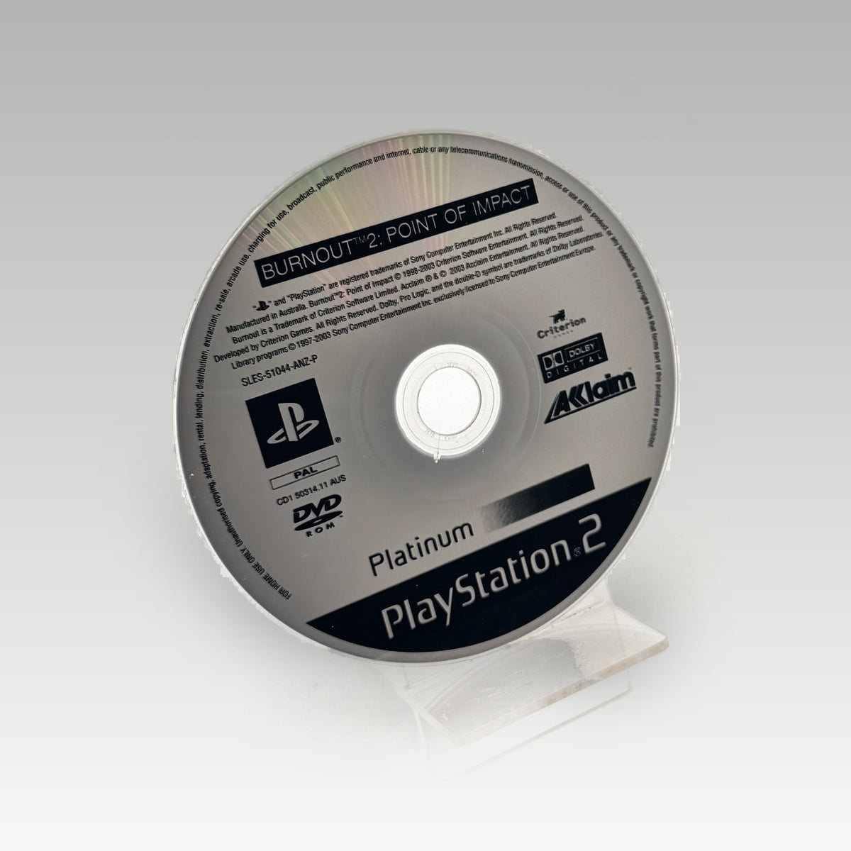 Burnout 2: Point of Impact (Platinum) • Loose (PAL) - Image 1
