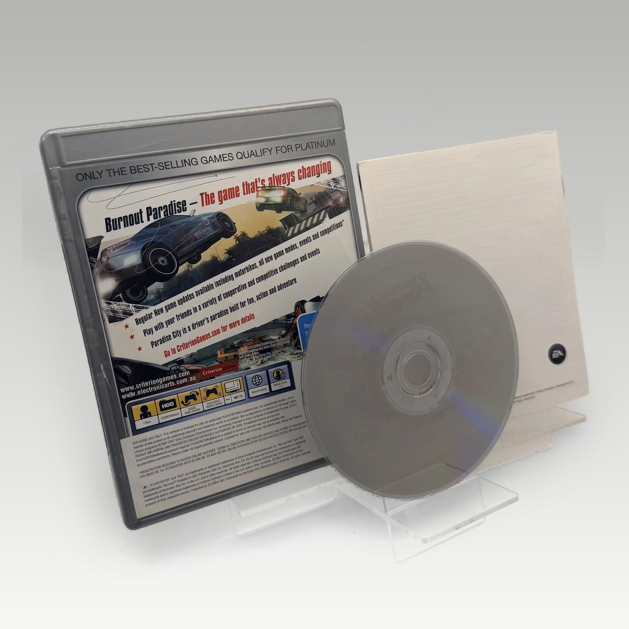 Burnout Paradise (Platinum) • CIB (Region 4) - Image 2