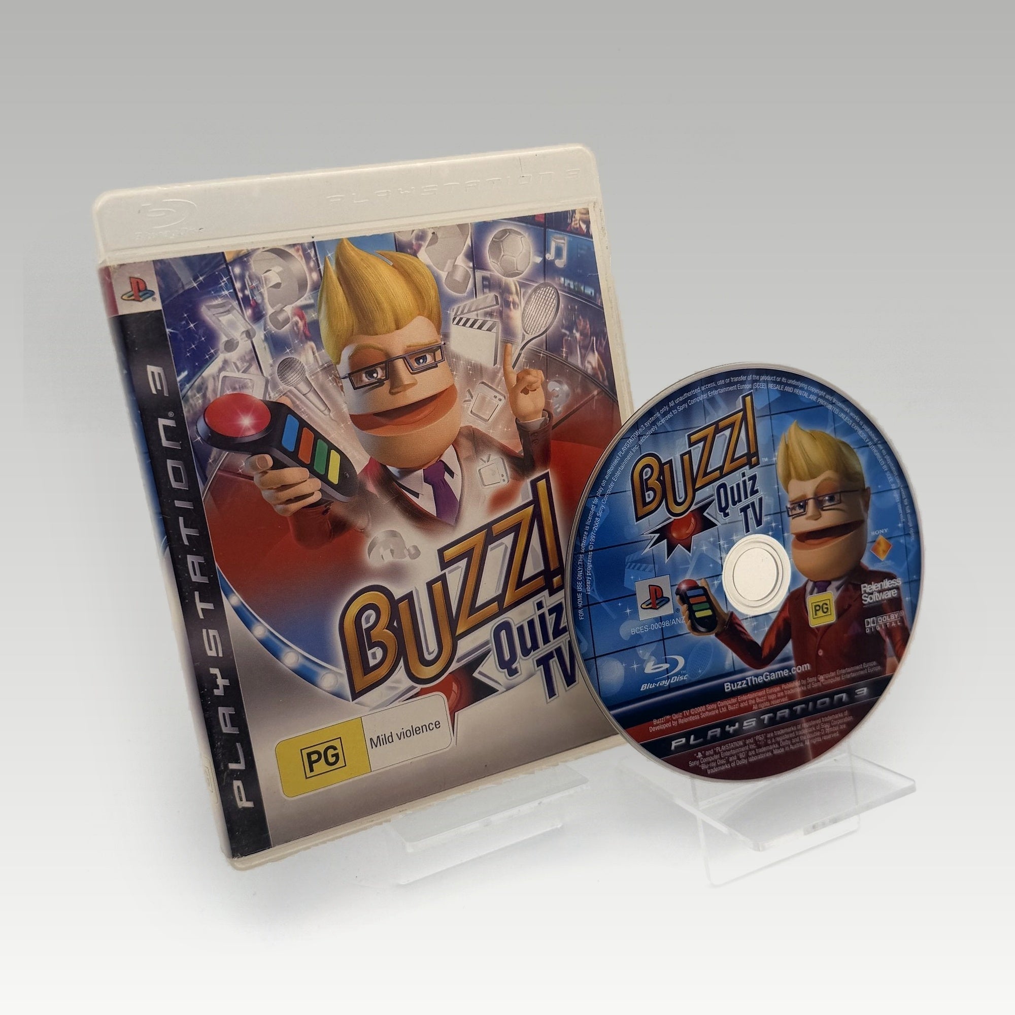 Buzz!: Quiz TV • No Manual (Region 4) - Image 1