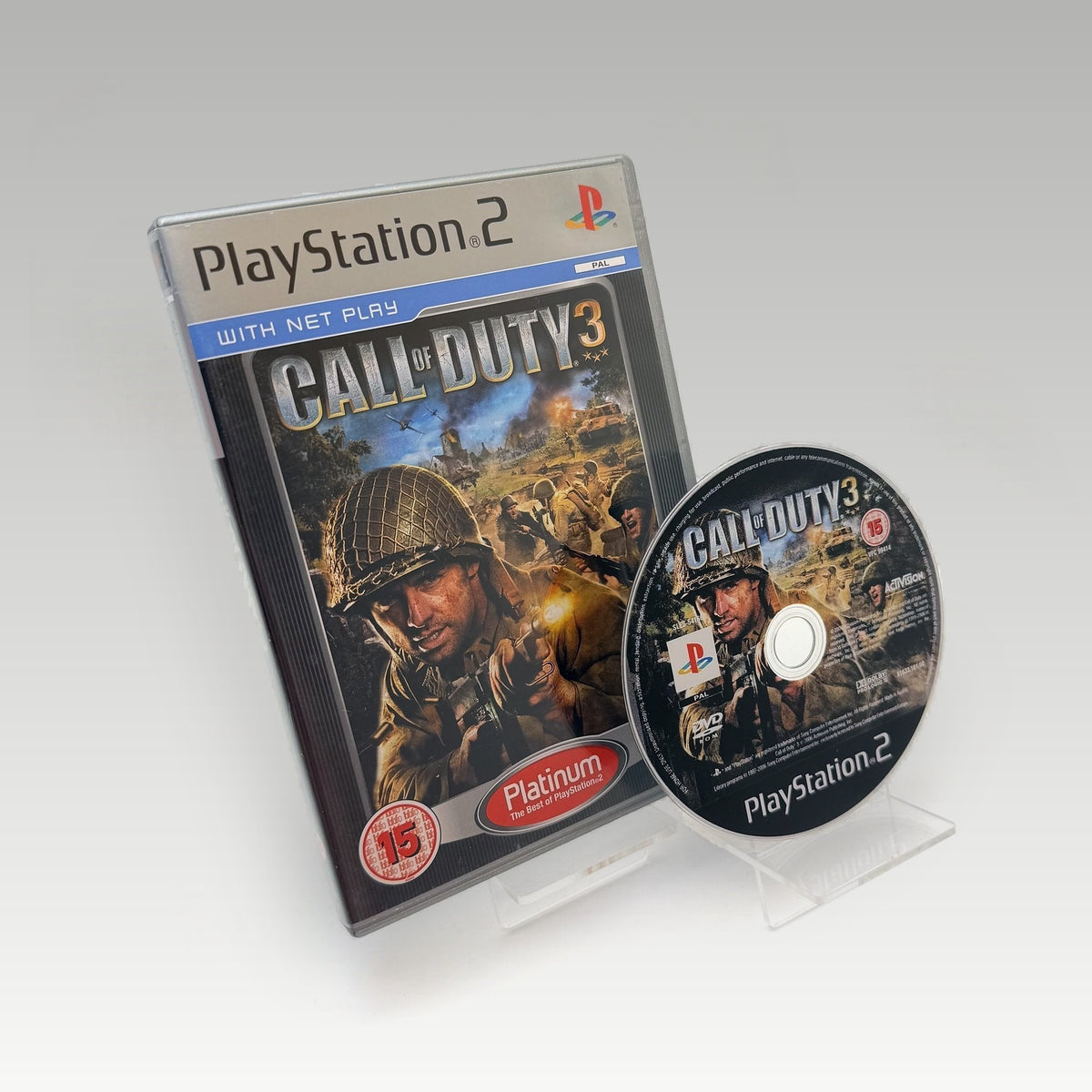 Call of Duty 3 (Platinum) • No Manual (PAL) - Image 1