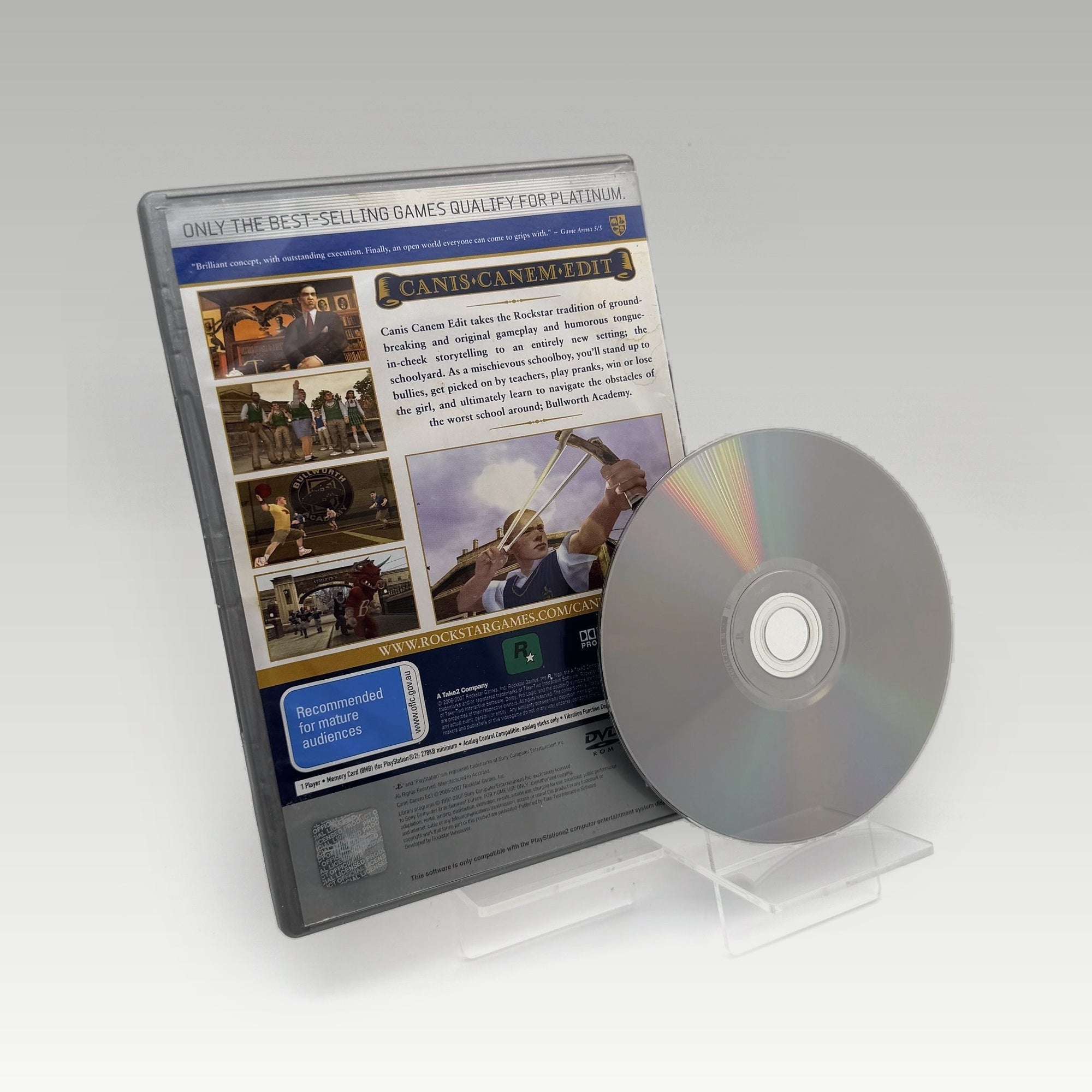 Canis Canem Edit (Platinum) • No Manual (PAL) - Image 2