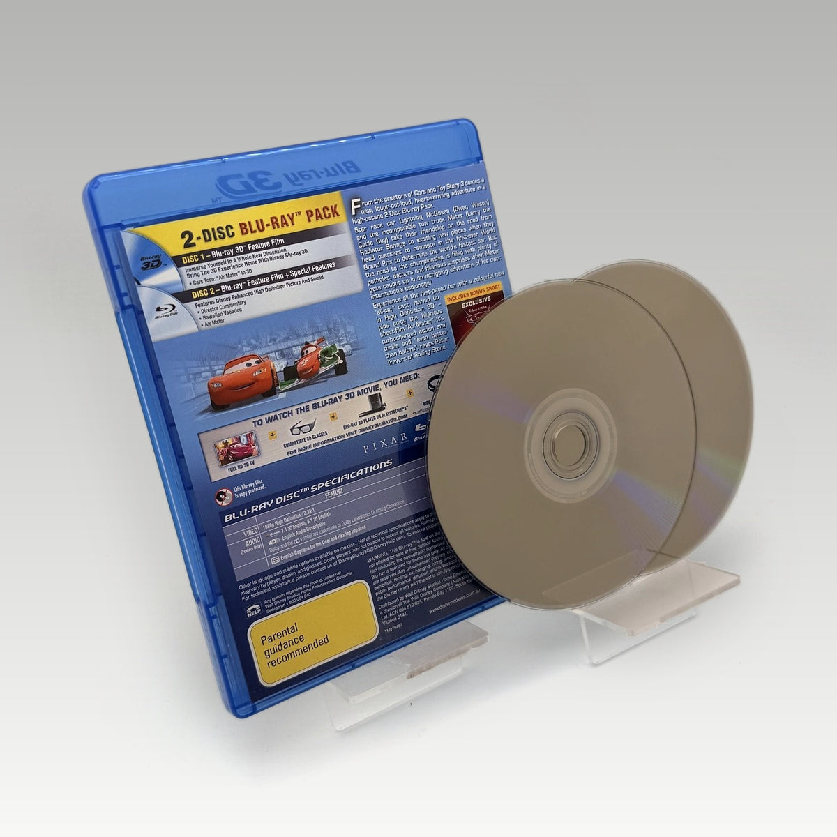 Cars 2 (2011) 3D Bluray • CIB • New (Region Free, Standard) - Image 2