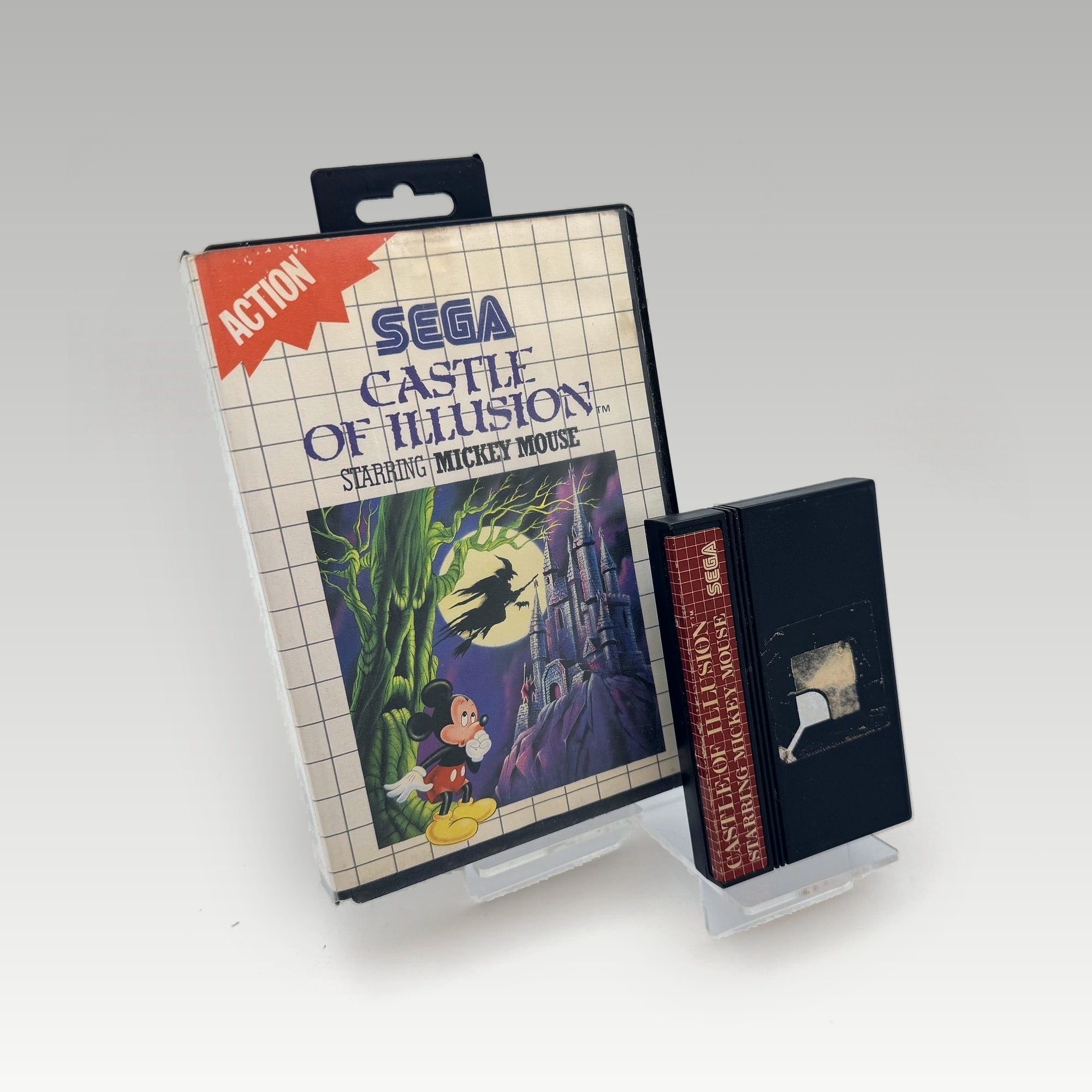 Castle of Illusion Starring Mickey Mouse • No Manual • Ex-Rental (PAL) - Image 1