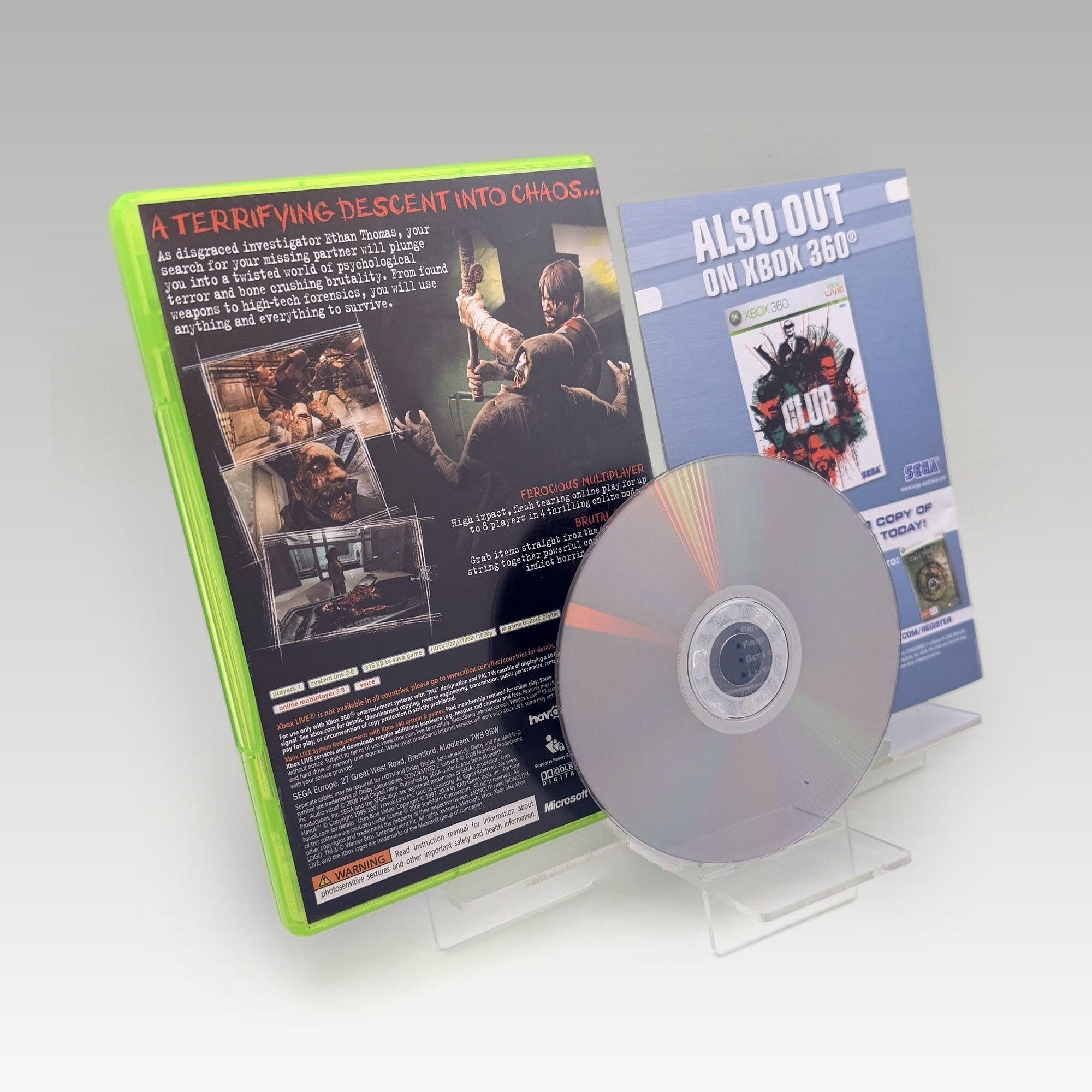 Condemned 2: Bloodshot • CIB (PAL) - Image 2