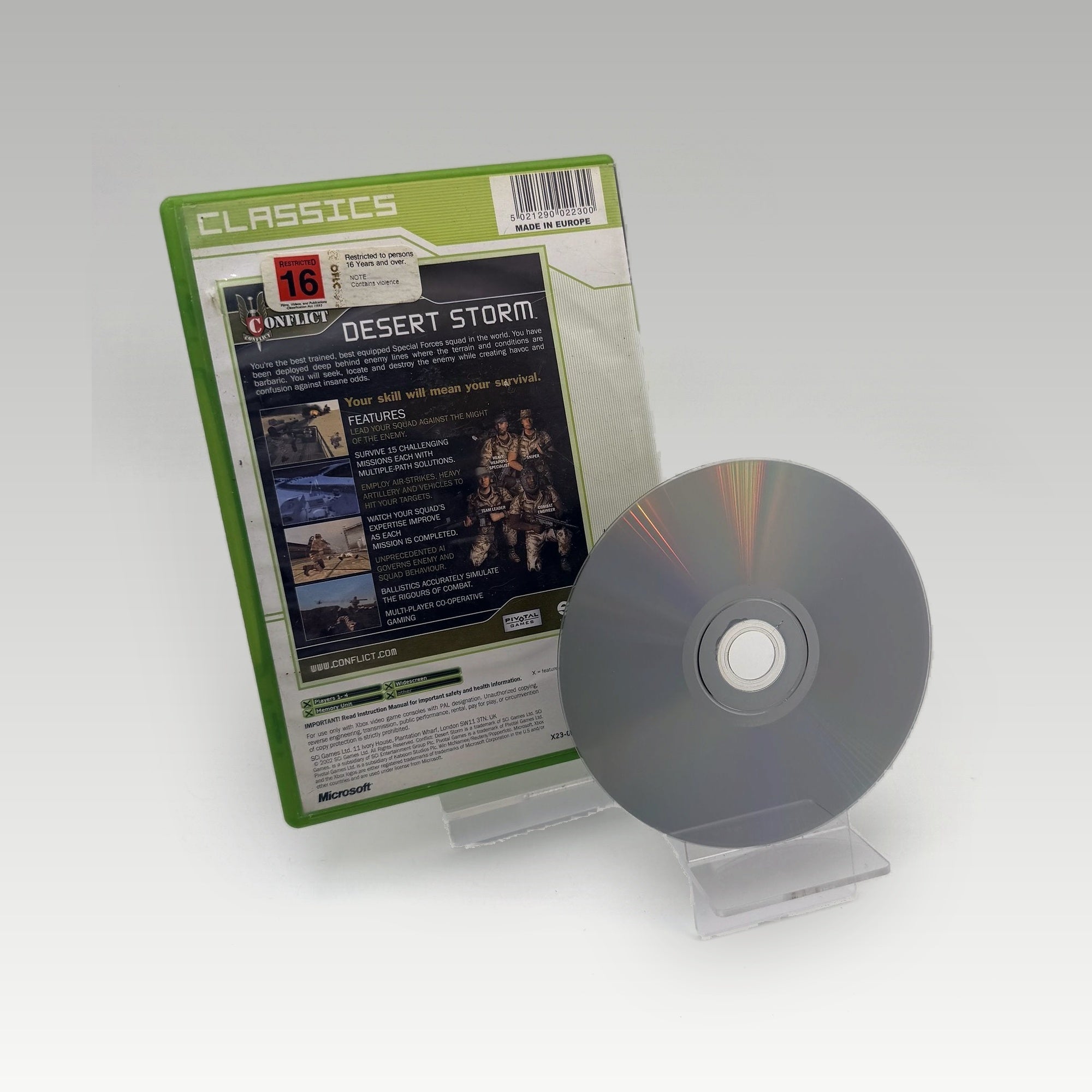 Conflict: Desert Storm (Classics) • No Manual (PAL) - Image 2