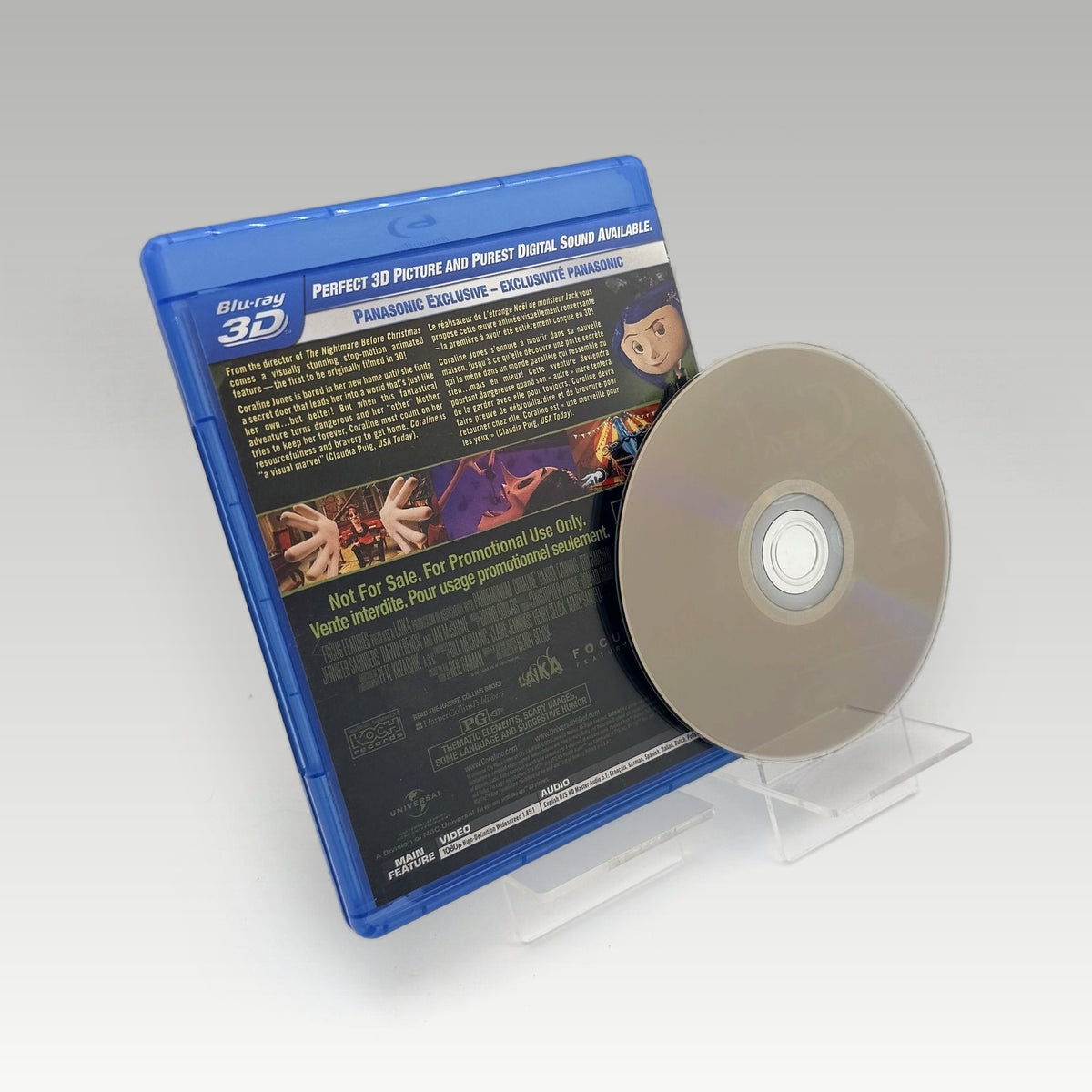 Coraline (2009) 3D Bluray • CIB (Region B, Standard) - Image 2