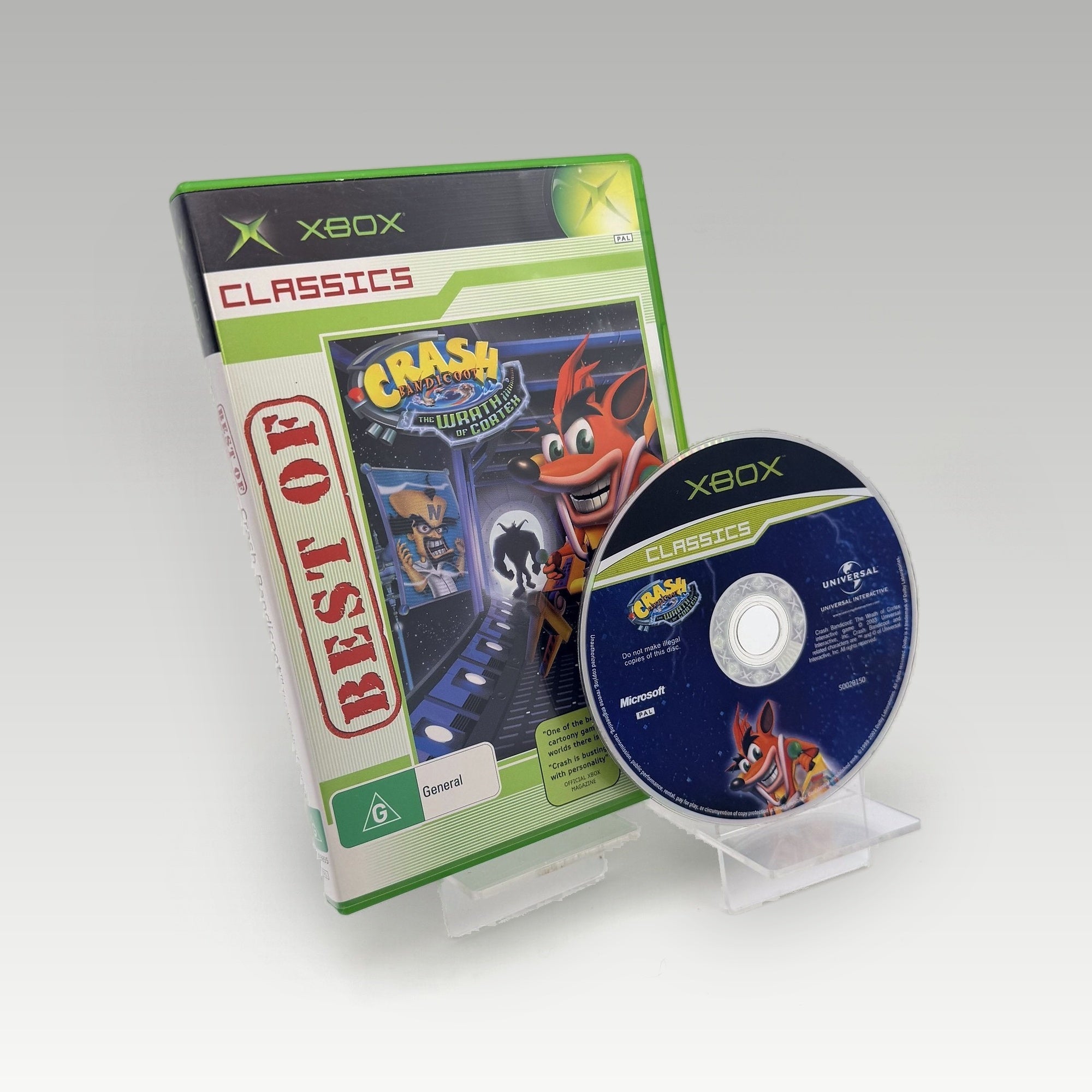 Crash Bandicoot: The Wrath of Cortex (Best of Classics) • No Manual (PAL) - Image 1