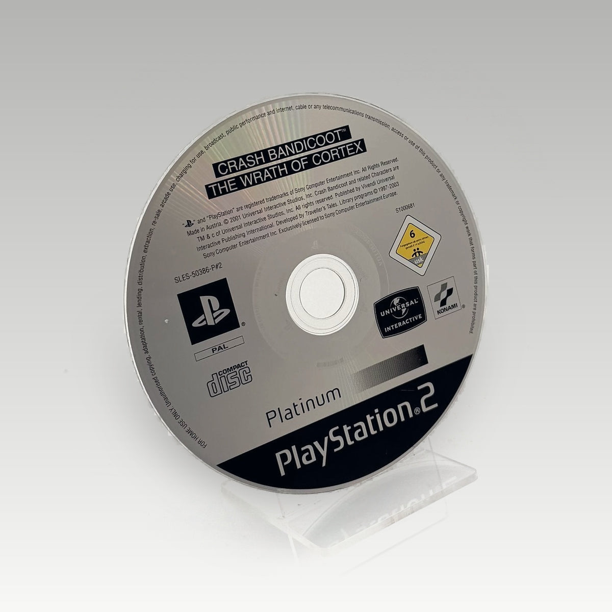 Crash Bandicoot: The Wrath of Cortex (Platinum) • Loose (PAL) - Image 1