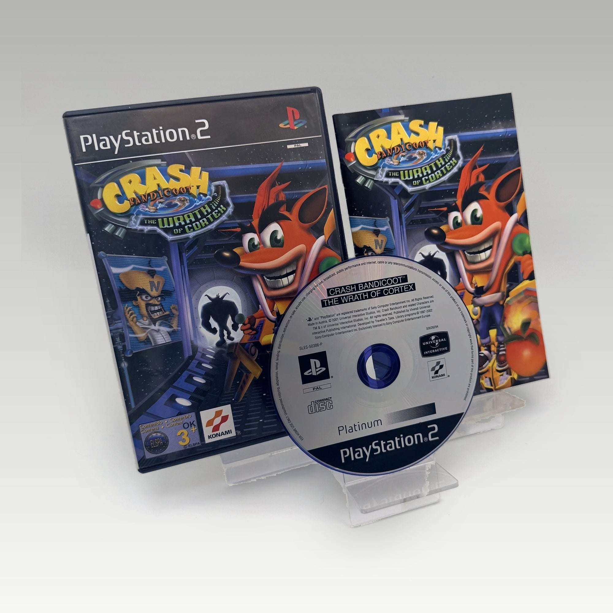Crash Bandicoot: The Wrath of Cortex (Platinum) Original Box • CIB (PAL, Original Box) - Image 1