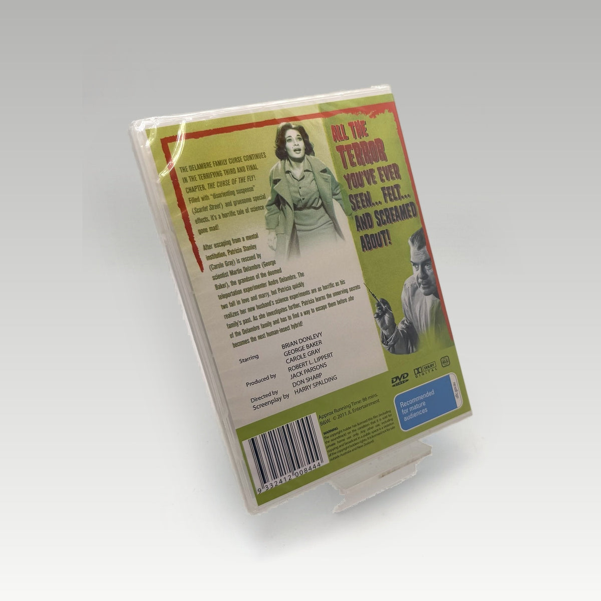 Curse of the Fly (1965) DVD • CIB • New / Sealed (Region Free, Standard) - Image 2