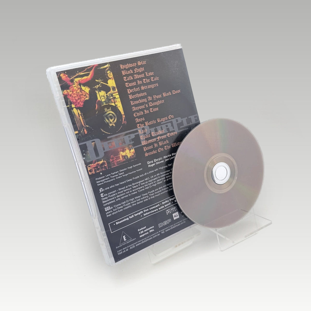 Deep Purple: Come Hell or High Water (1993) DVD • CIB (Region Free, Standard) - Image 2
