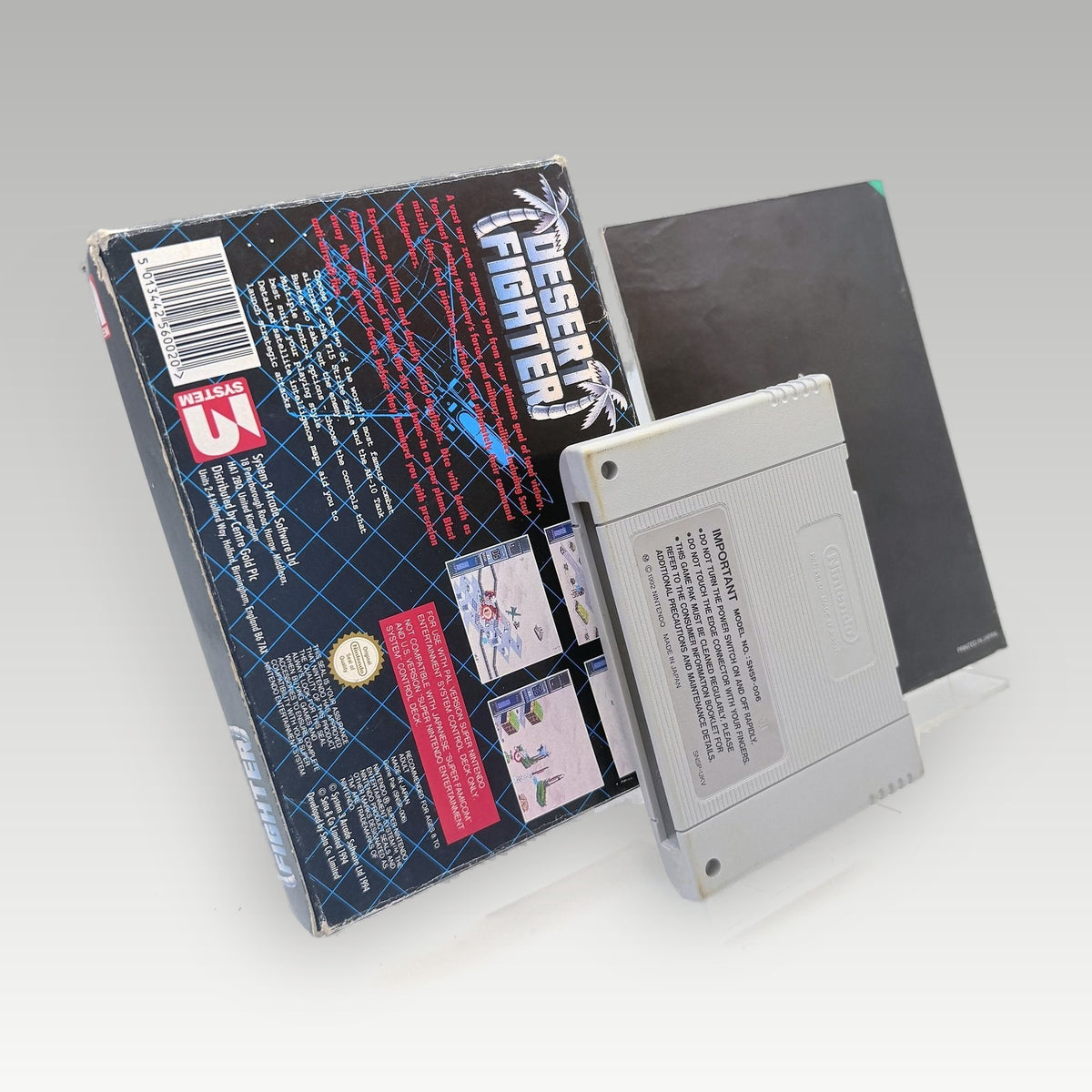 Desert Fighters • CIB (PAL) - Back Cover | Yappa NZ