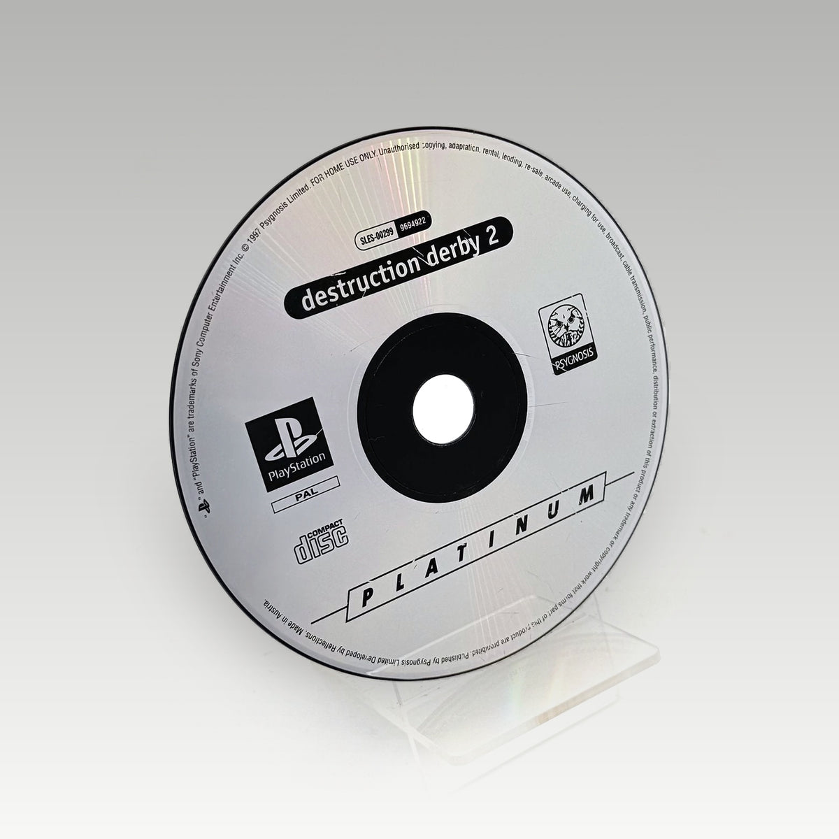 Destruction Derby 2 (Platinum) • Loose (PAL) - Image 1