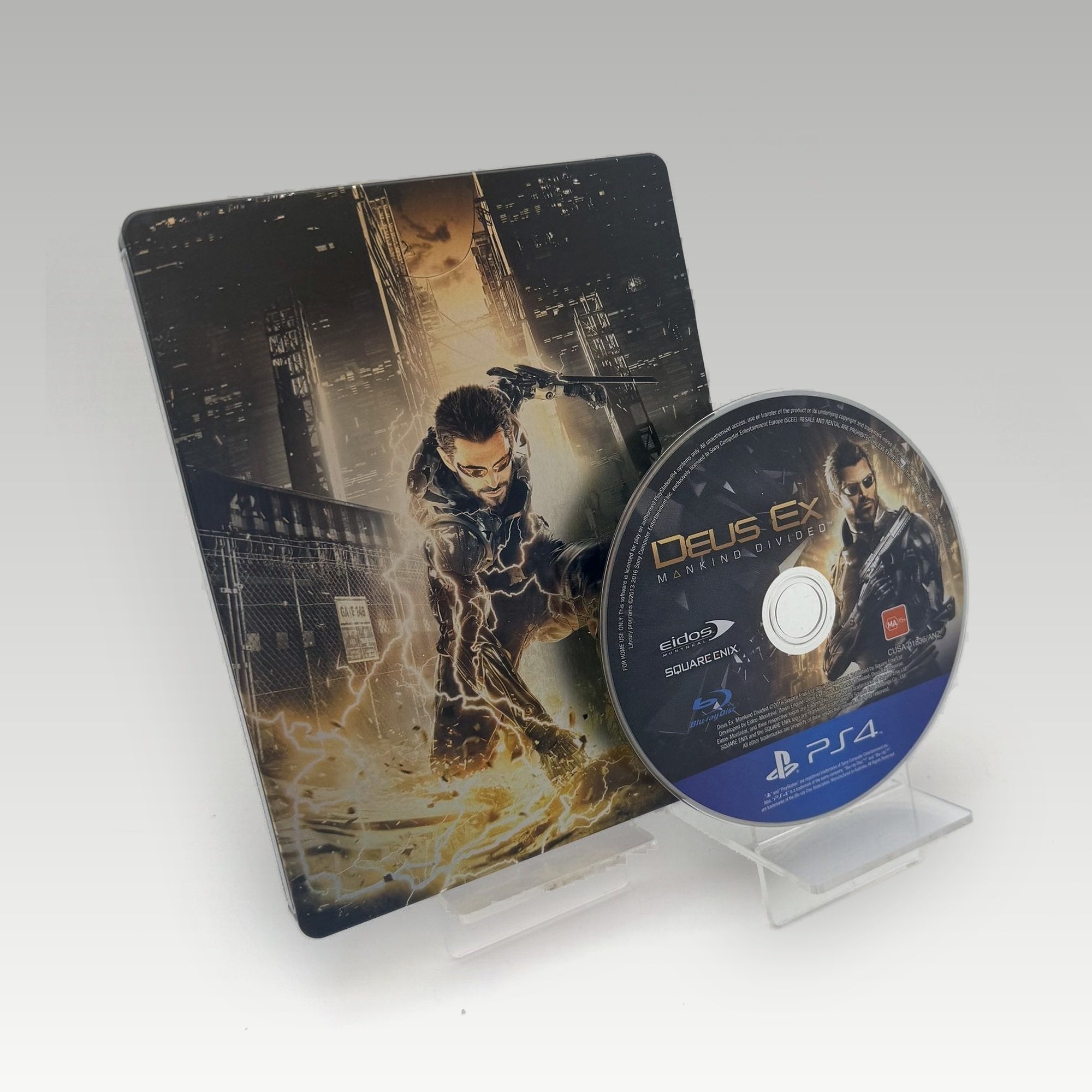 Deus Ex: Mankind Divided Day One Edition Steelbook • CIB (Region 4, Day One Edition Steelbook) - Image 1