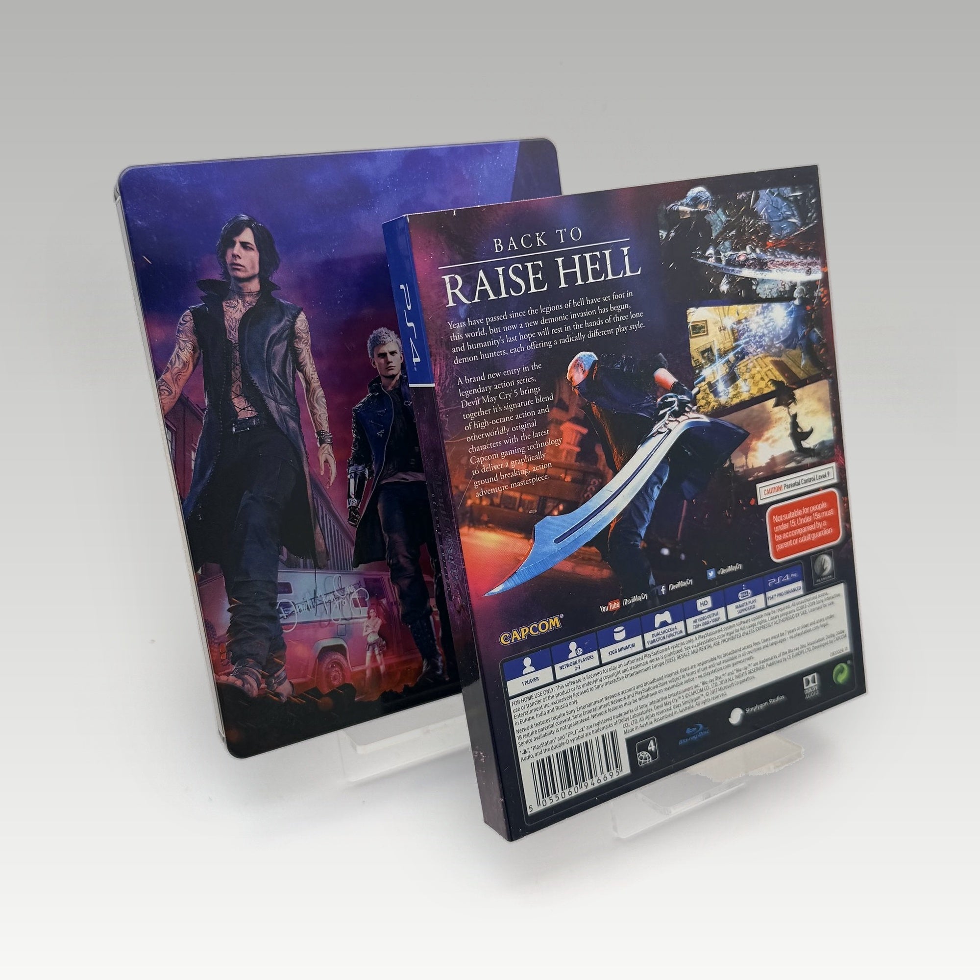 Devil May Cry 5 Deluxe Steelbook Edition Deluxe Steelbook Edition • CIB (Region 4, Deluxe Steelbook Edition) - Image 4