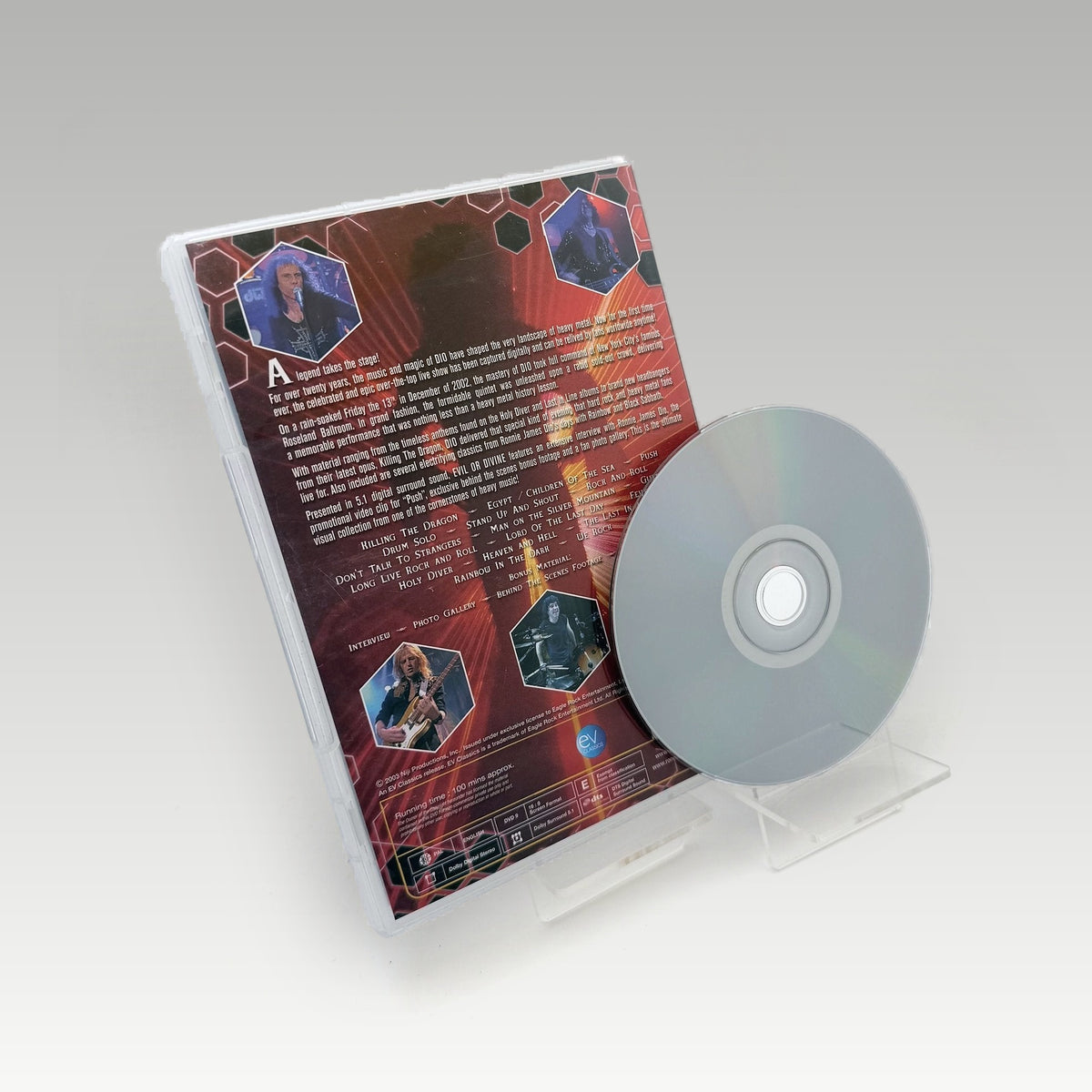 Dio: Evil or Divine (2003) DVD • CIB (Region Free, Standard) - Image 2