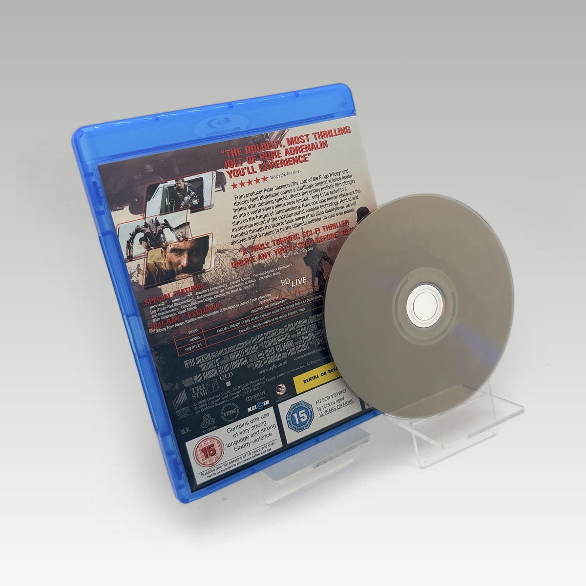 District 9 (2009) Bluray • CIB (Region Free, Standard) - Image 2