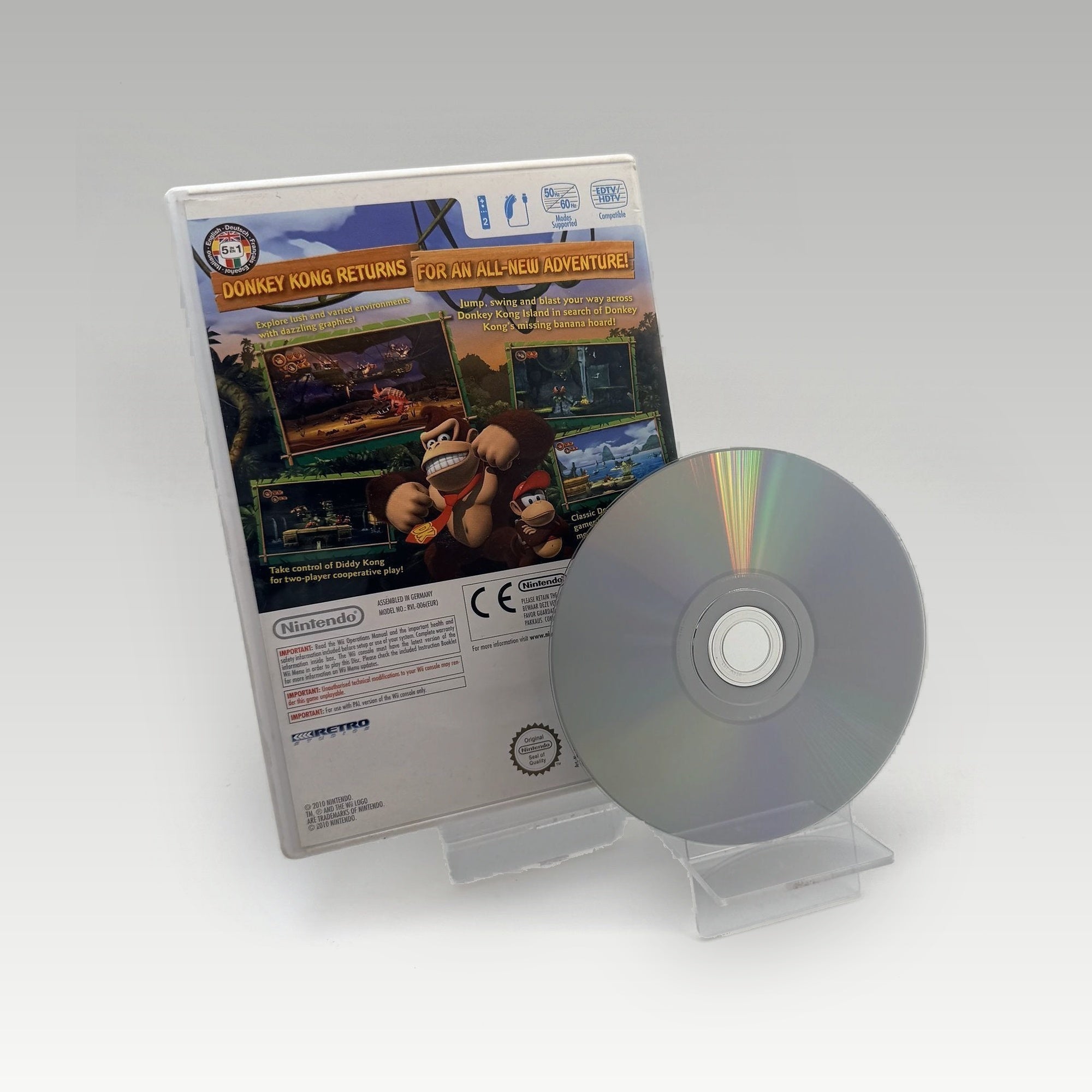Donkey Kong Country Returns • No Manual (PAL) - Image 2