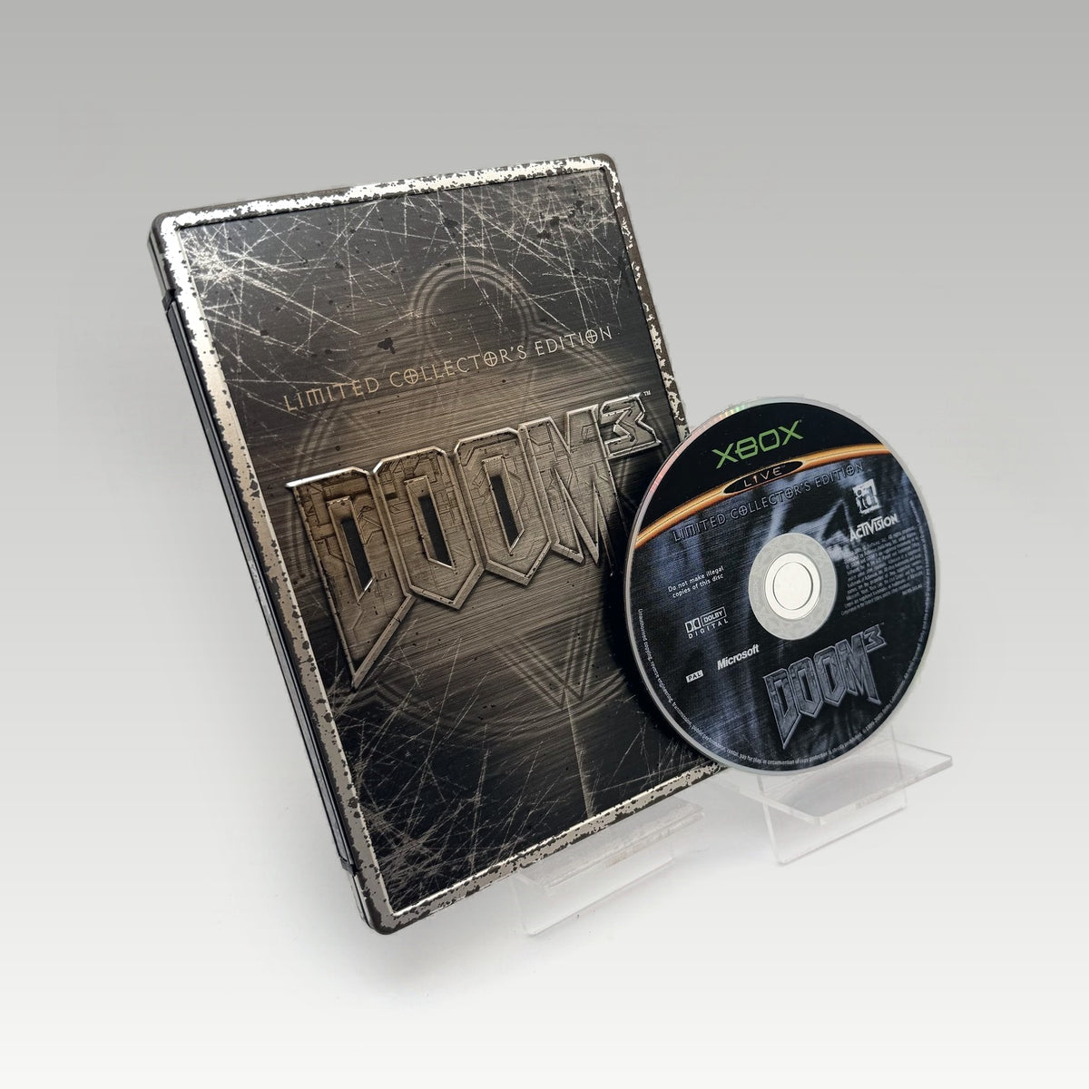 Doom 3 Limited Collector's Steelbook Edition • No Manual (PAL, Limited Collector's Steelbook Edition) - Image 1