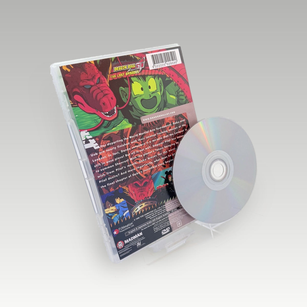 Dragon Ball GT - Reaction 1 • CIB (Region 4) - Back Cover | Yappa NZ